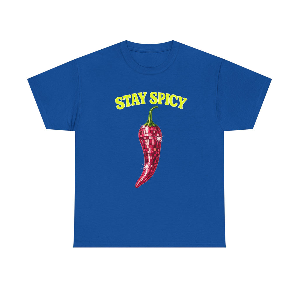 Stay Spicy Chilli Disco T-Shirt — Fun Spicy Pepper Graphic Tee