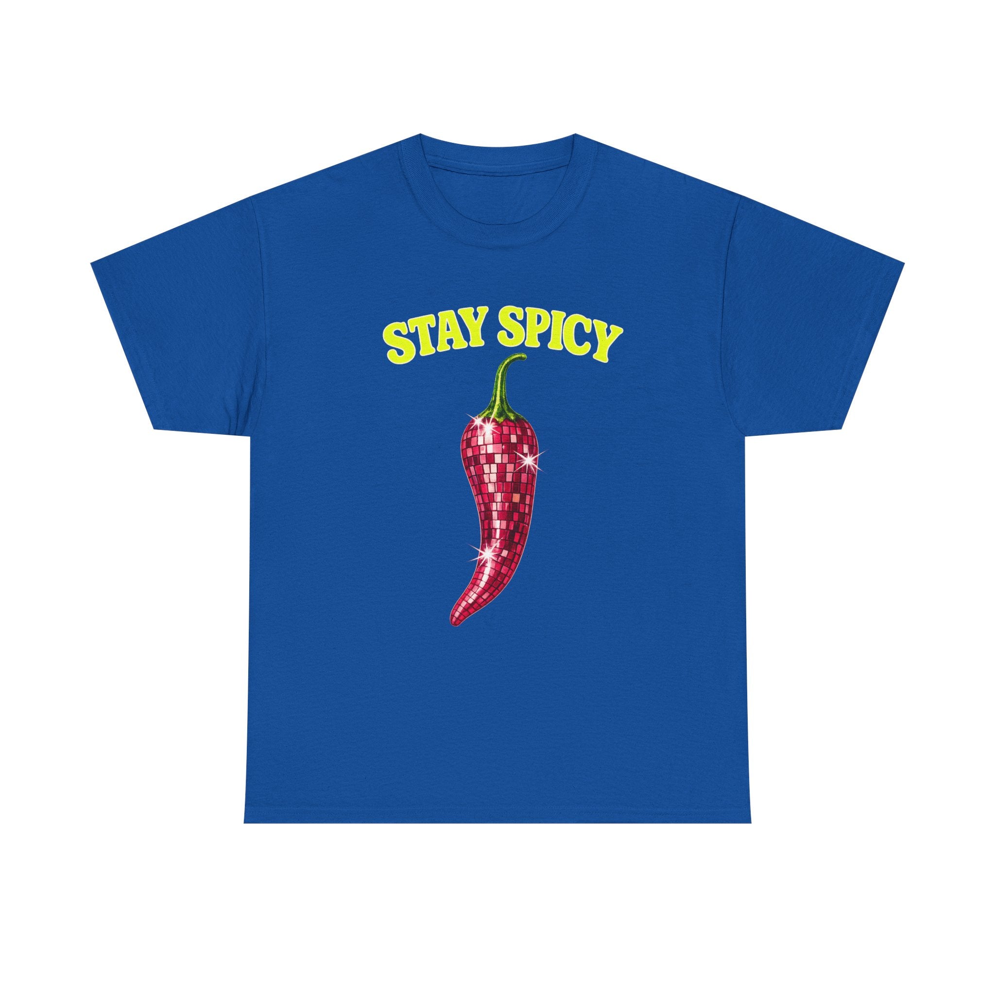 Stay Spicy Chilli Disco T-Shirt — Fun Spicy Pepper Graphic Tee