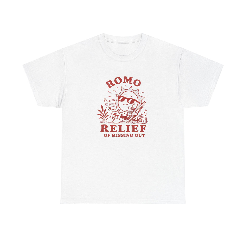 ROMO 'Relief of Missing Out' T-Shirt — Cotton Graphic Tee
