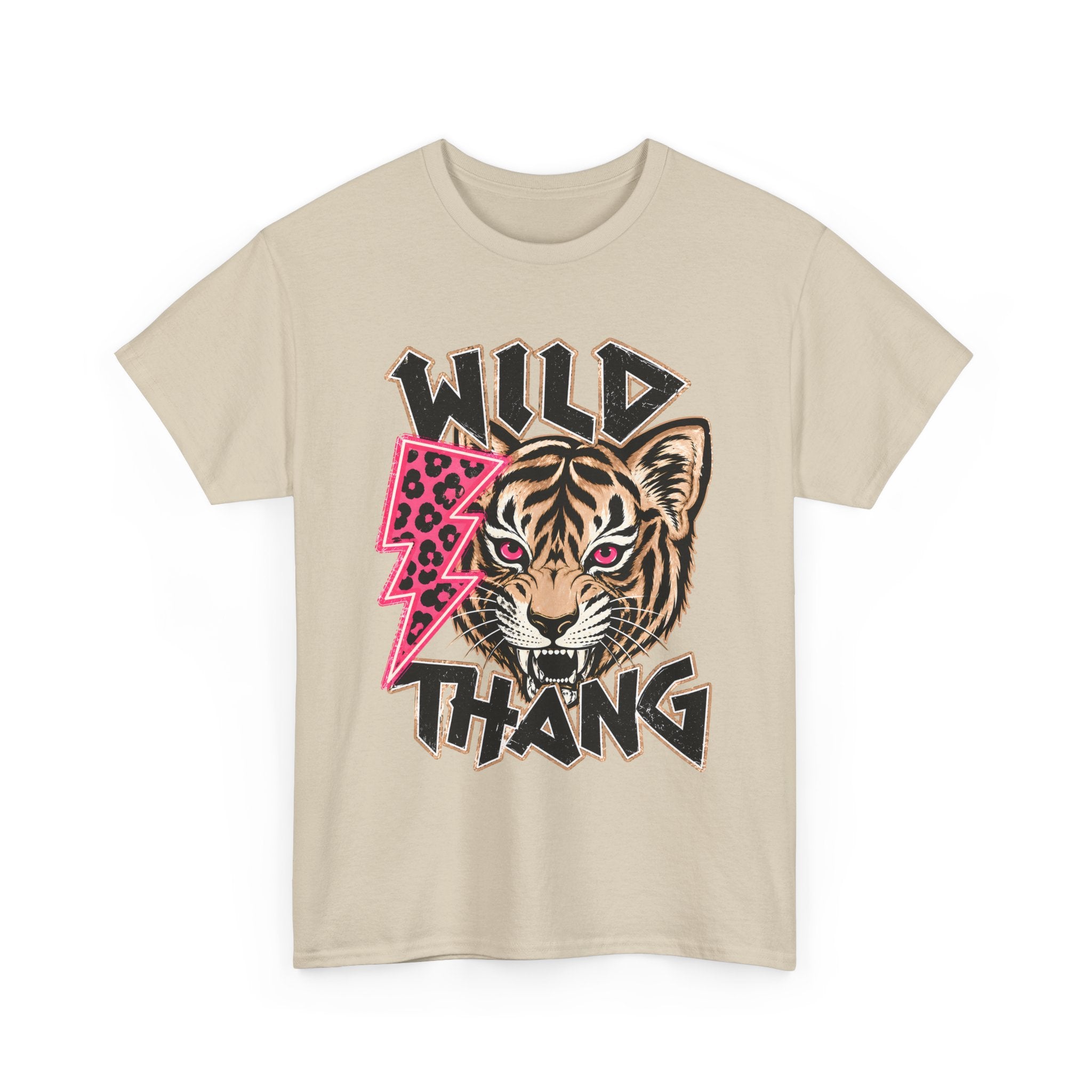 WILD THANG Graphic Tee — Bold Retro Text T-Shirt for Adventure Lovers