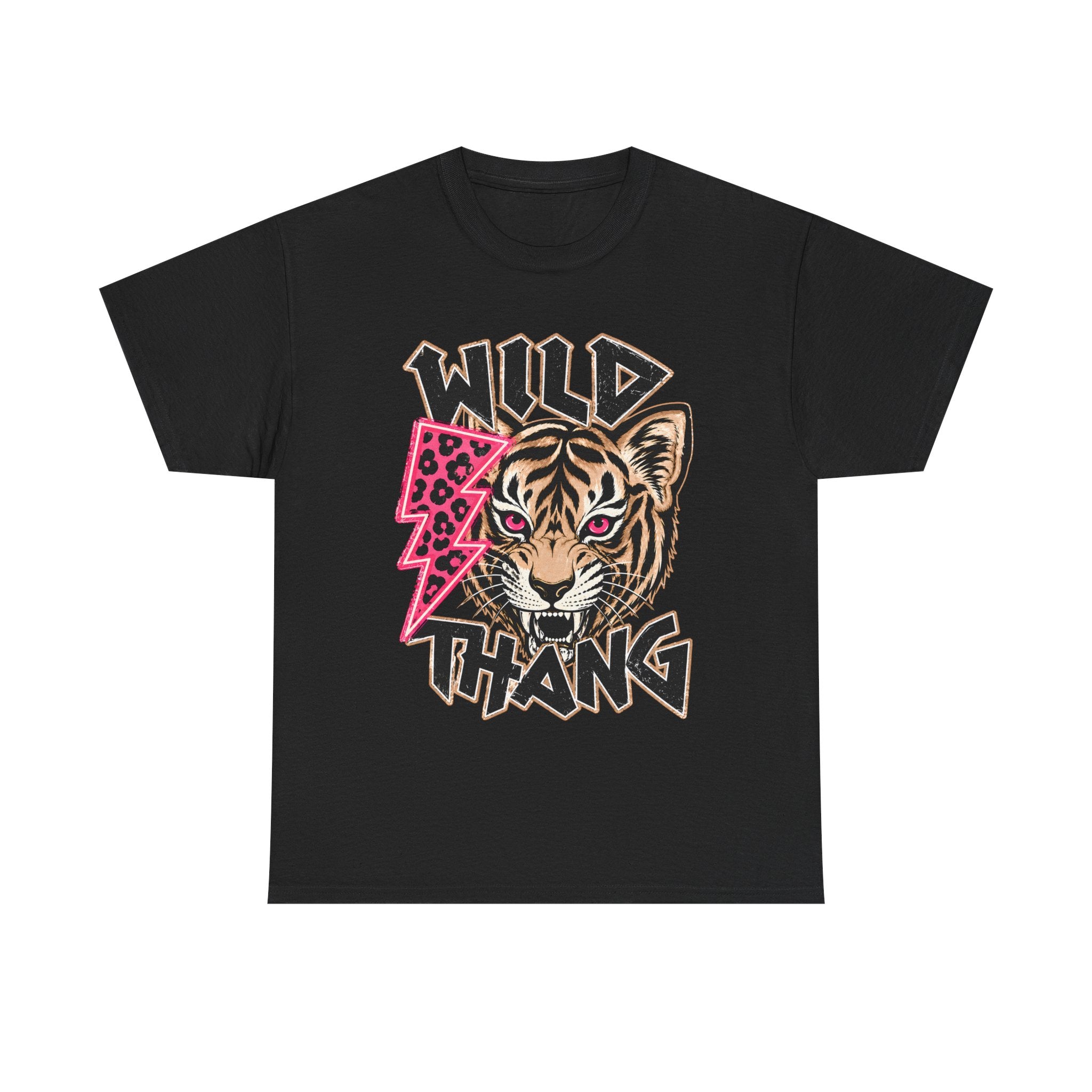 WILD THANG Graphic Tee — Bold Retro Text T-Shirt for Adventure Lovers