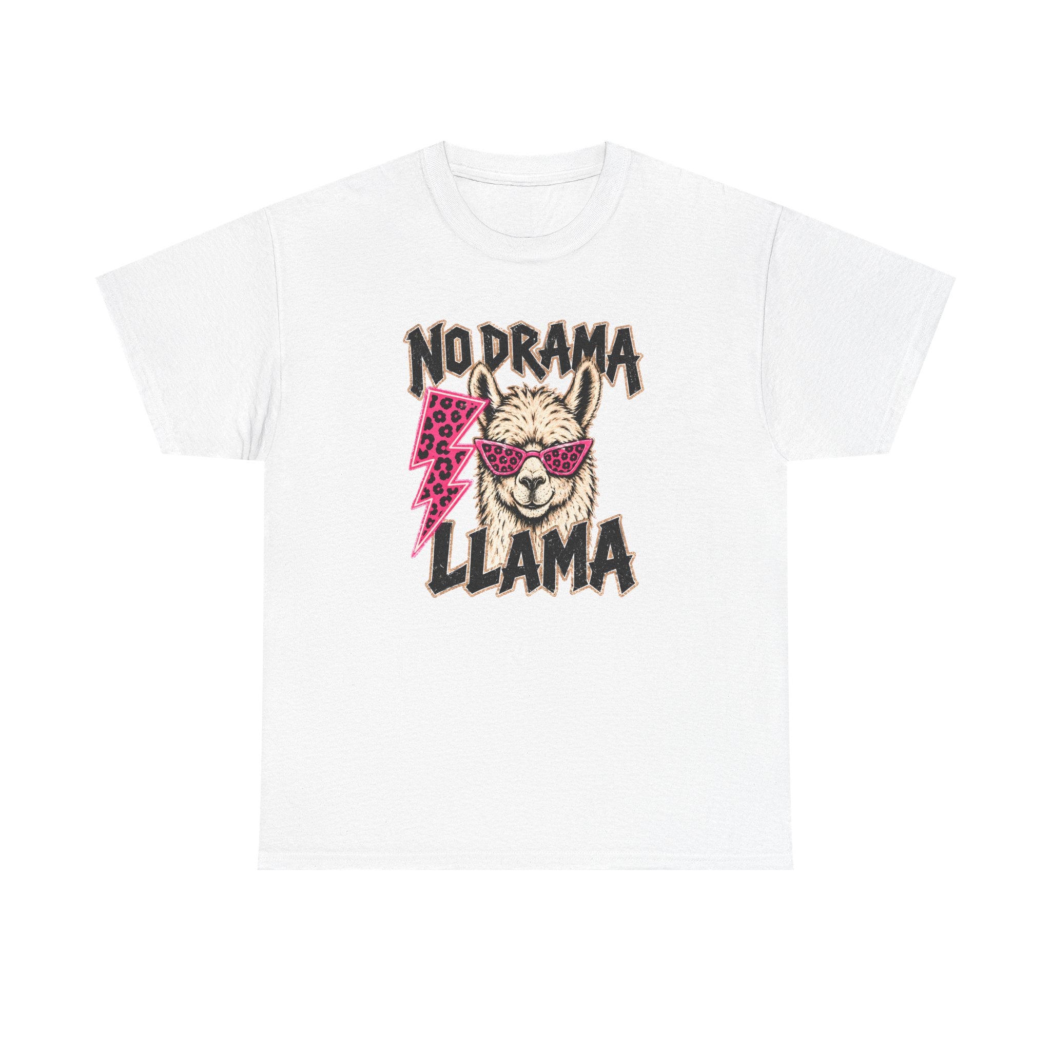 No Drama Graphic Tee — "No Drama" Casual Cotton T-Shirt