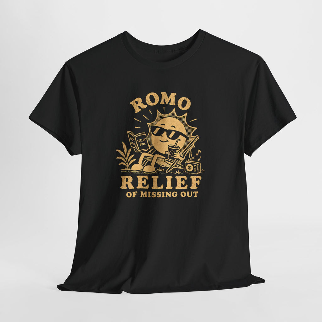 ROMO 'Relief of Missing Out' T-Shirt — Cotton Graphic Tee
