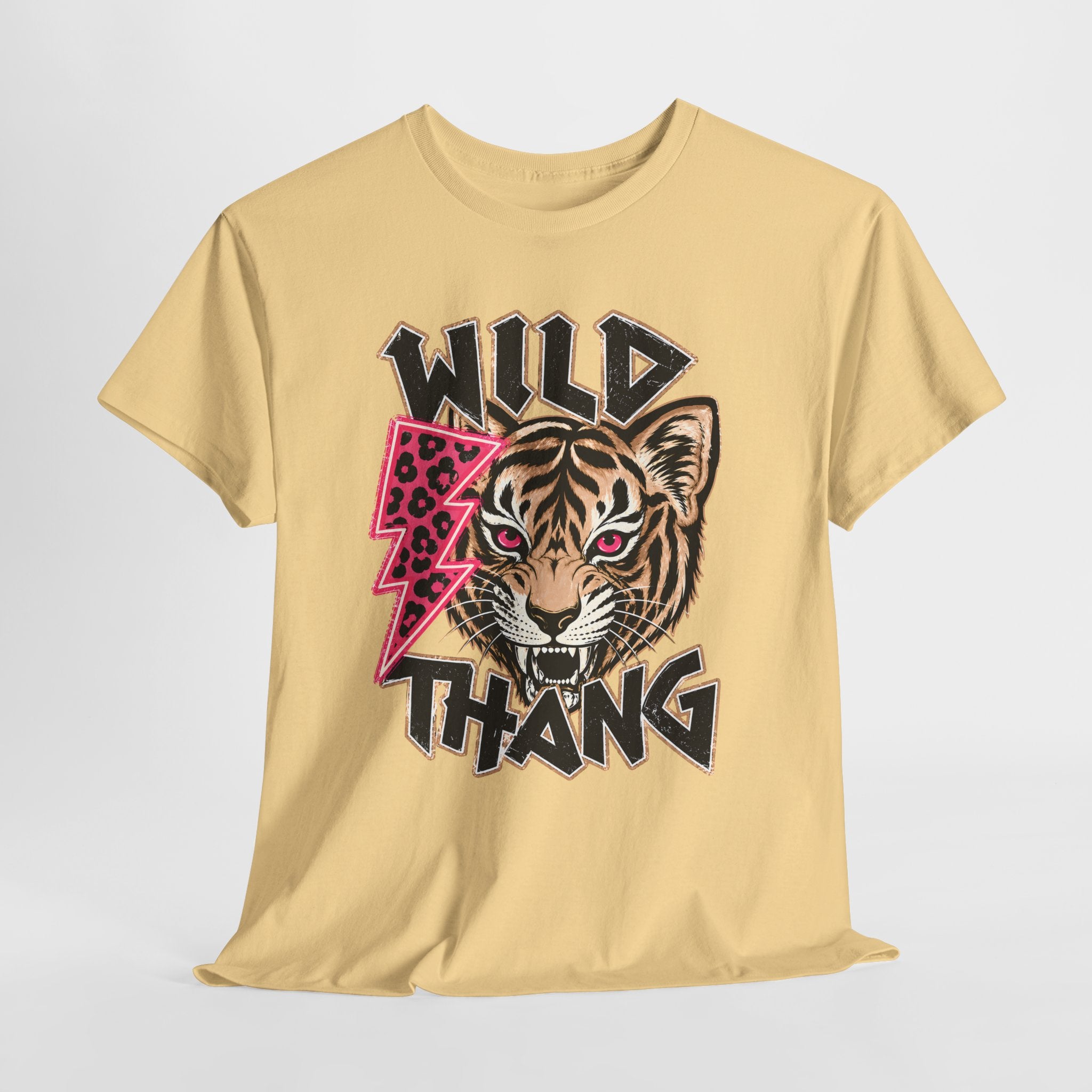 WILD THANG Graphic Tee — Bold Retro Text T-Shirt for Adventure Lovers