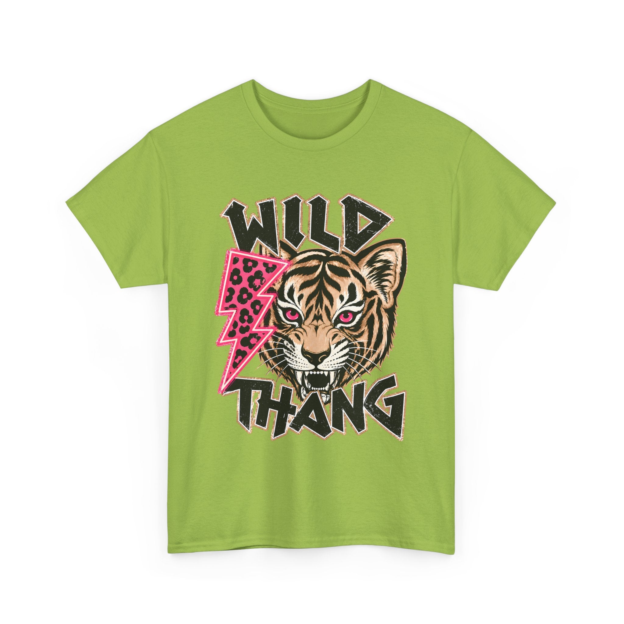 WILD THANG Graphic Tee — Bold Retro Text T-Shirt for Adventure Lovers