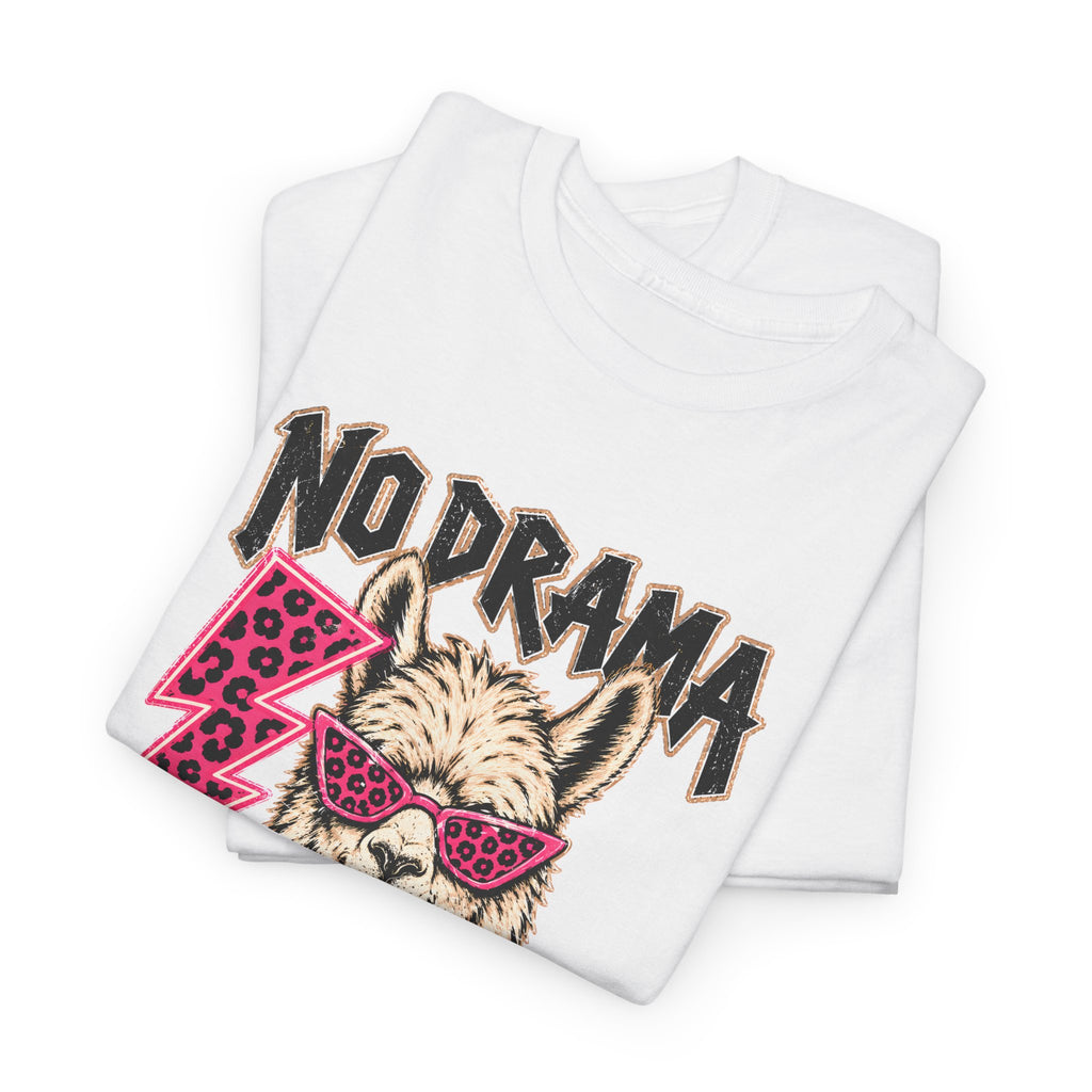 No Drama Graphic Tee — "No Drama" Casual Cotton T-Shirt