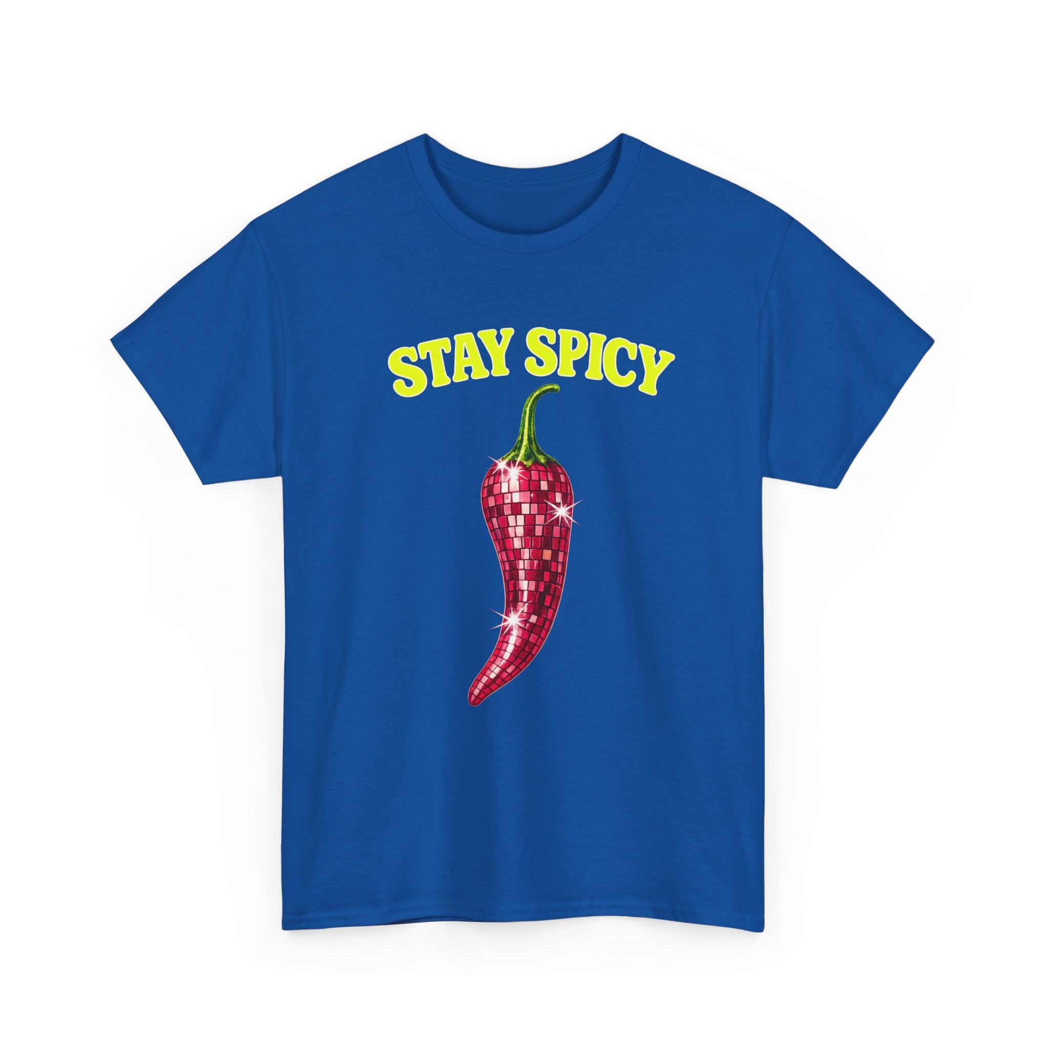 Stay Spicy Chilli Disco T-Shirt — Fun Spicy Pepper Graphic Tee