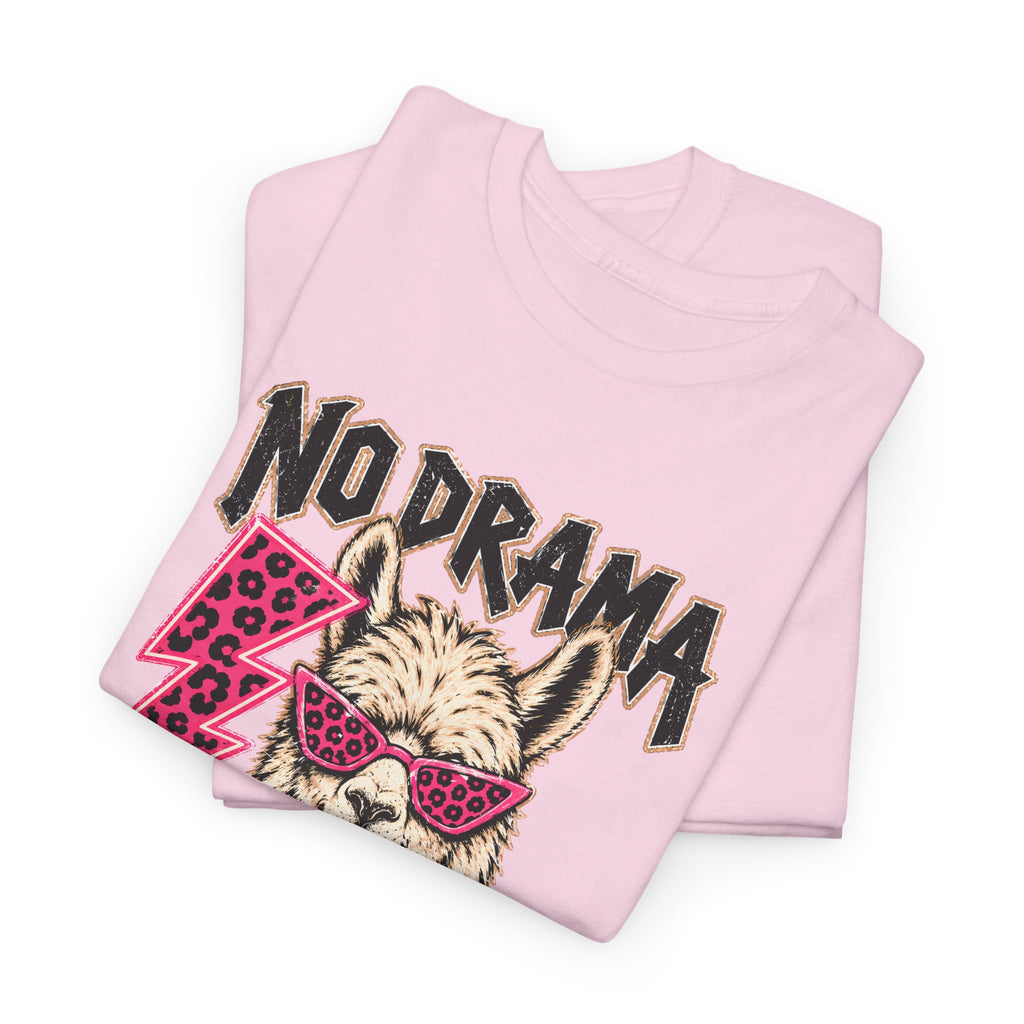 No Drama Graphic Tee — "No Drama" Casual Cotton T-Shirt