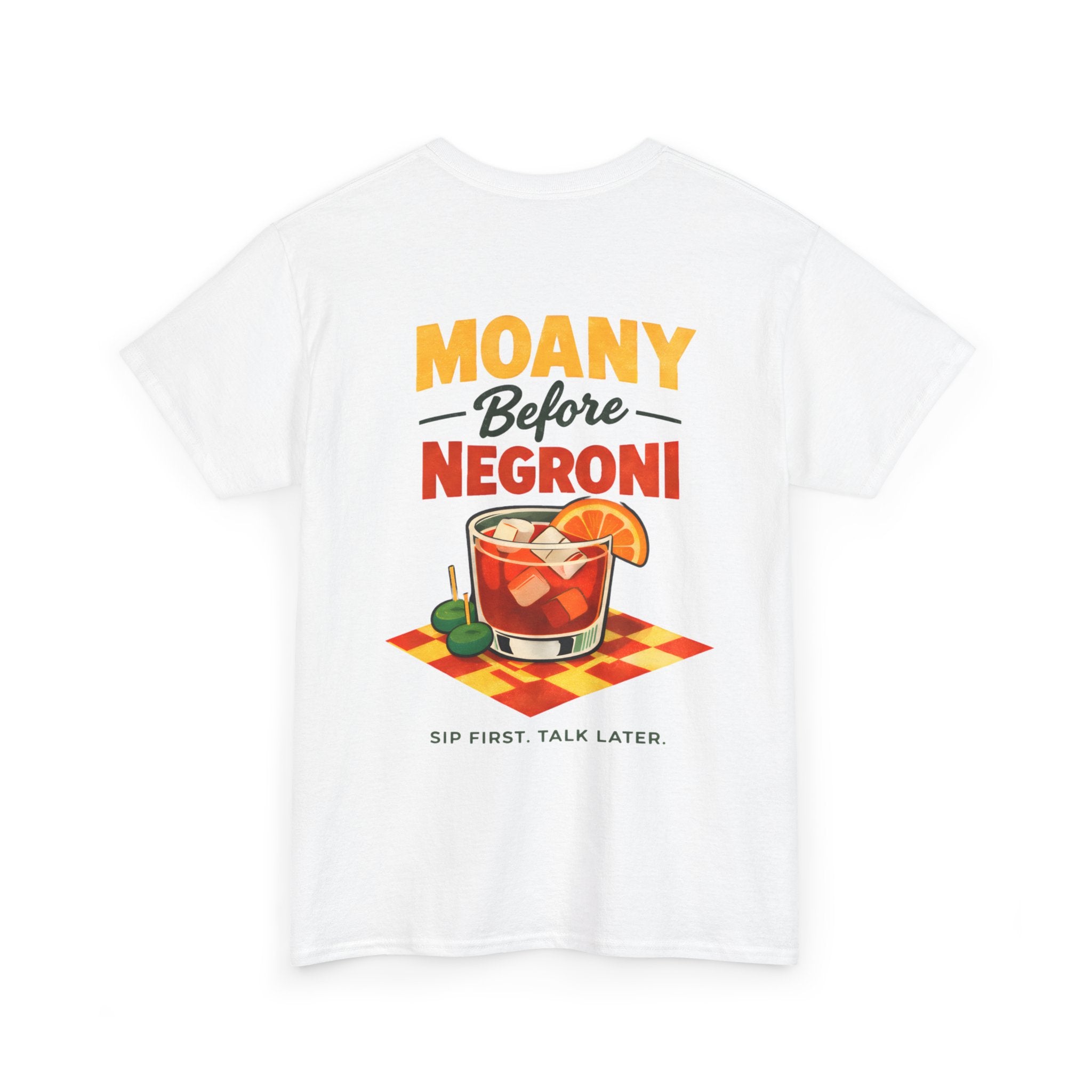 Moany Before Negroni Tee,White