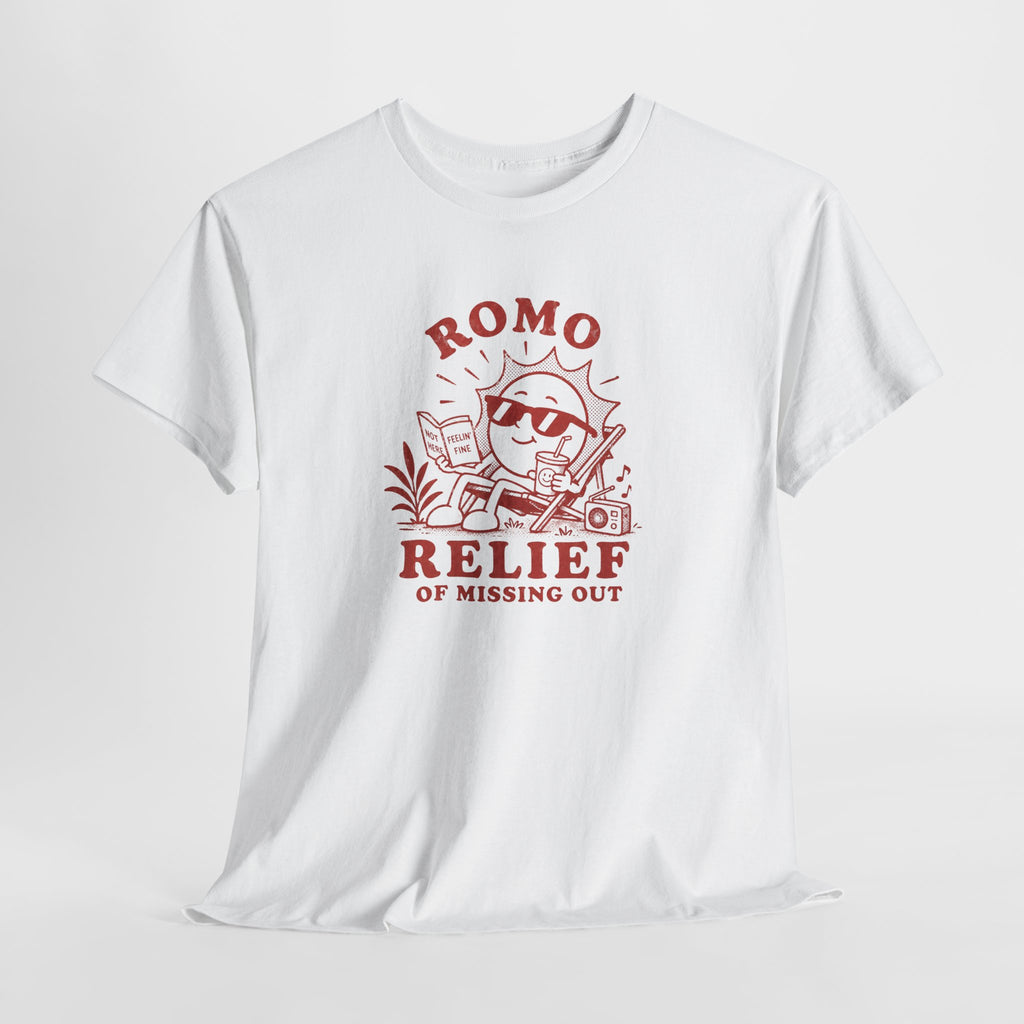 ROMO 'Relief of Missing Out' T-Shirt — Cotton Graphic Tee