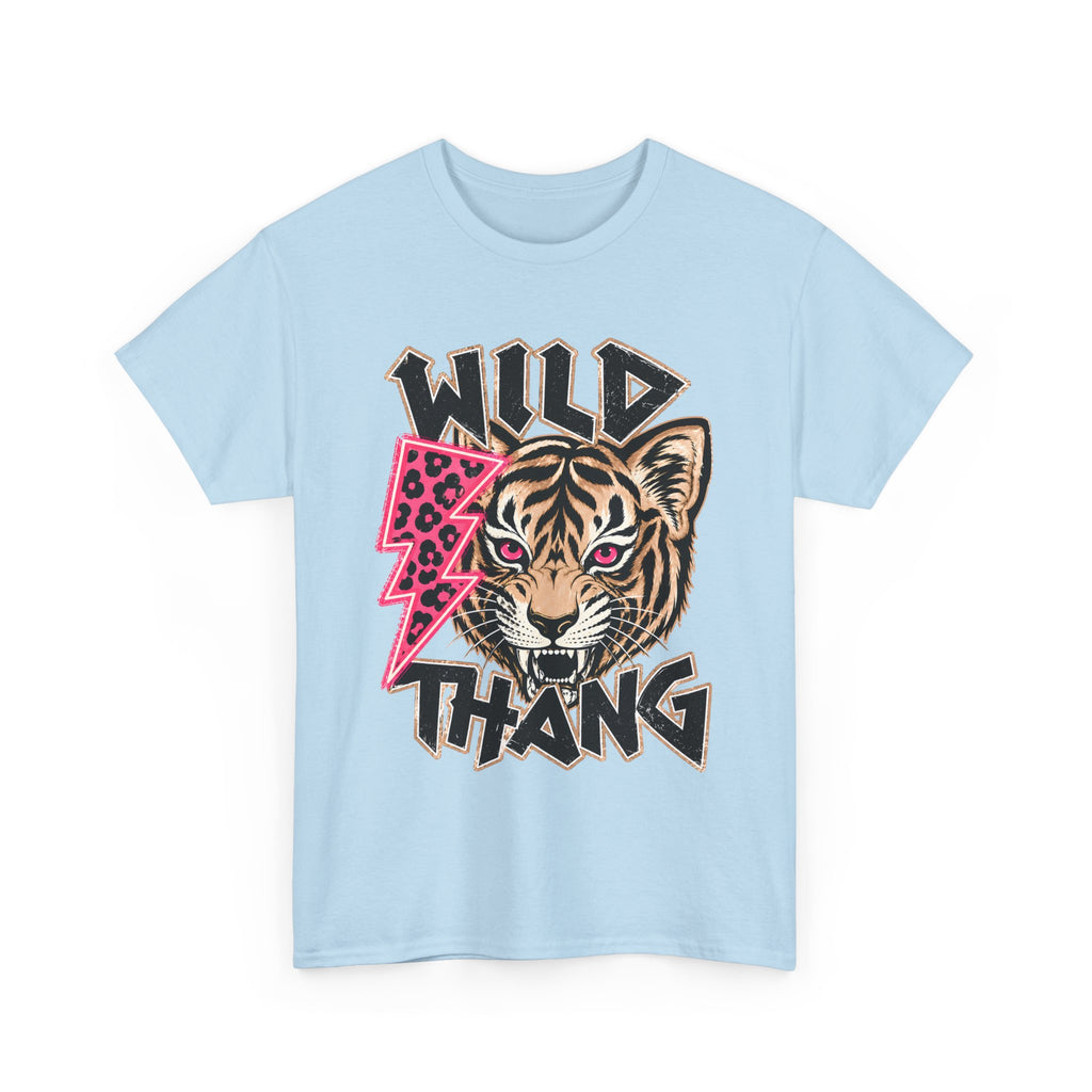 WILD THANG Graphic Tee — Bold Retro Text T-Shirt for Adventure Lovers