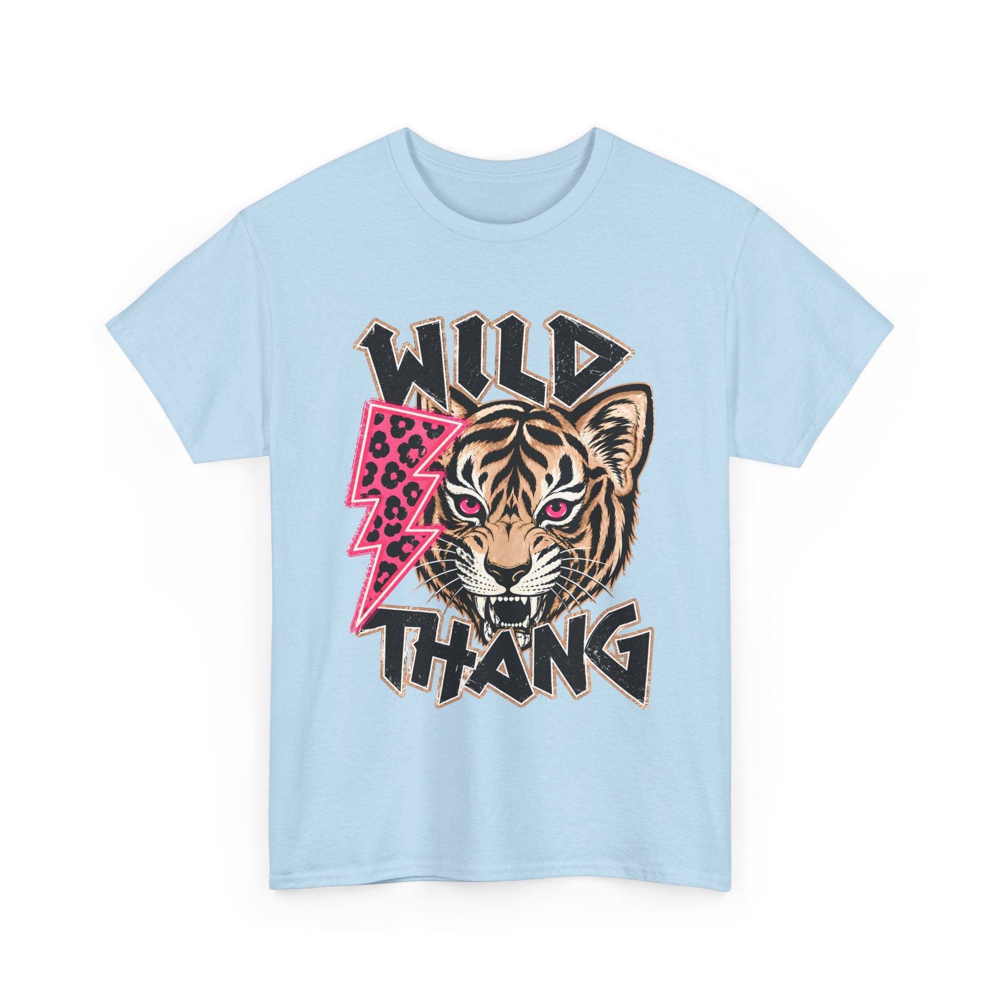 WILD THANG Graphic Tee — Bold Retro Text T-Shirt for Adventure Lovers