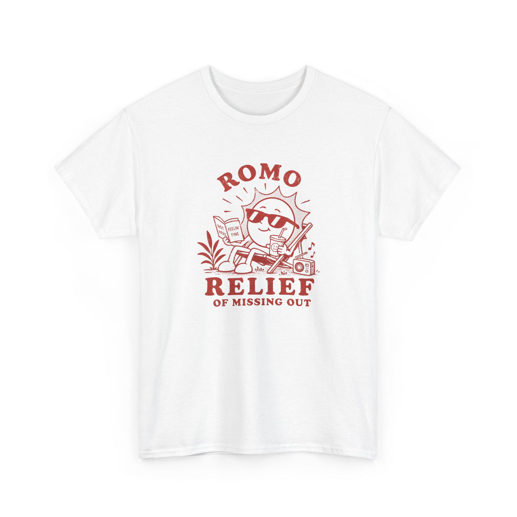 ROMO 'Relief of Missing Out' T-Shirt — Cotton Graphic Tee