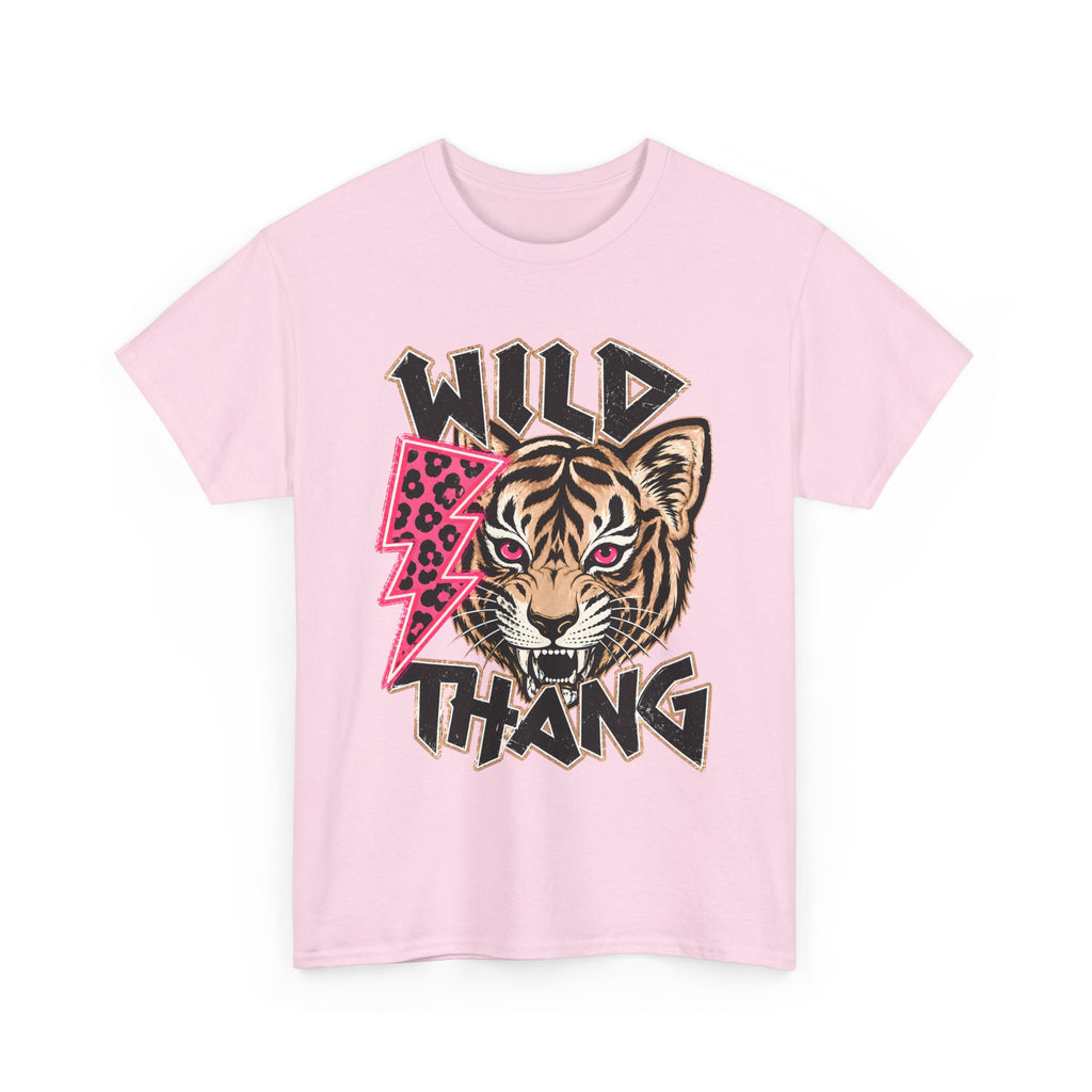 WILD THANG Graphic Tee — Bold Retro Text T-Shirt for Adventure Lovers
