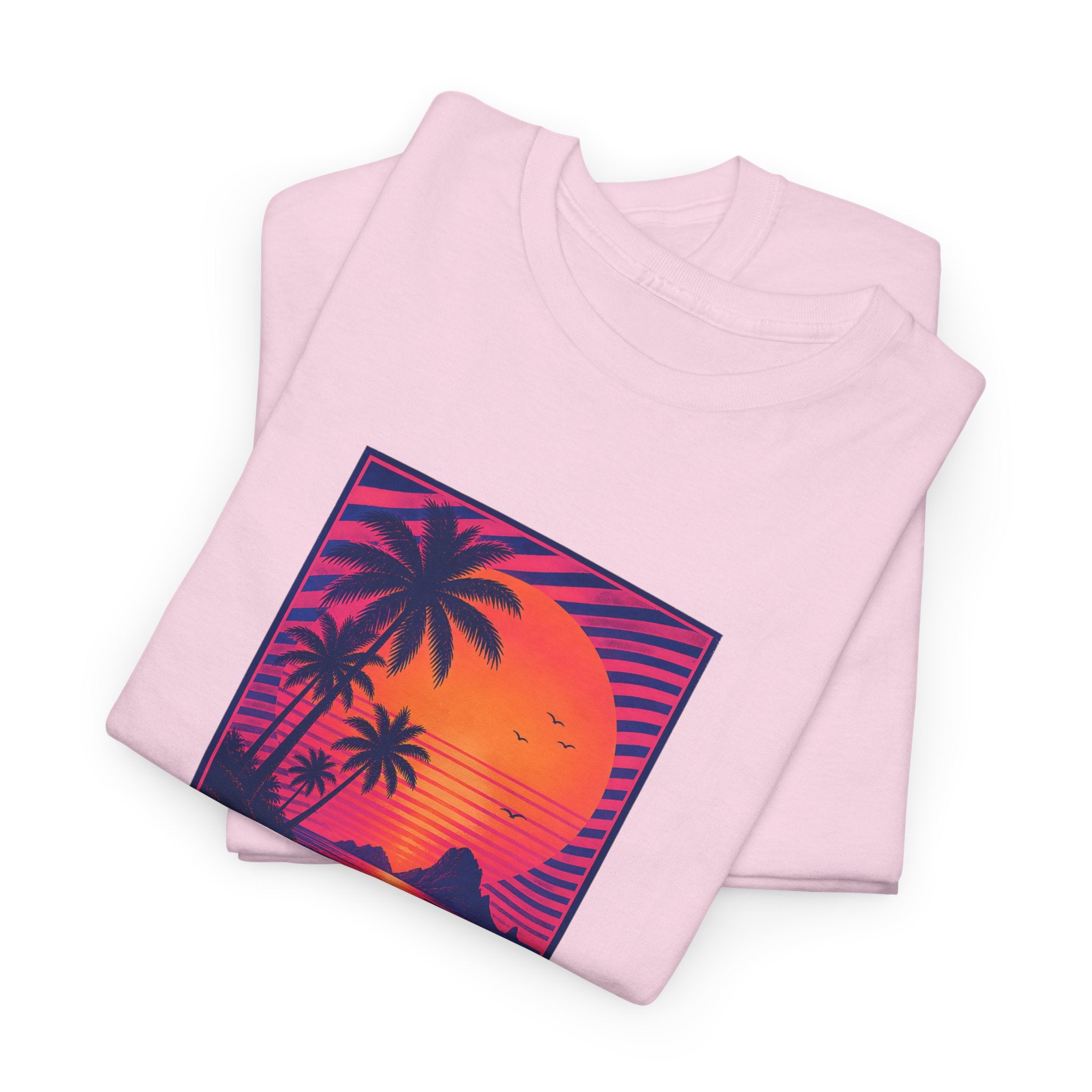 Ibiza Sunsets T-Shirt — Retro Beach Sunset Graphic Tee