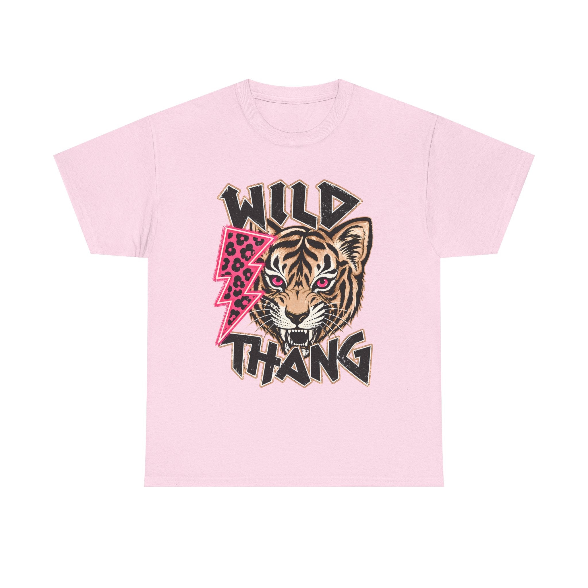 WILD THANG Graphic Tee — Bold Retro Text T-Shirt for Adventure Lovers
