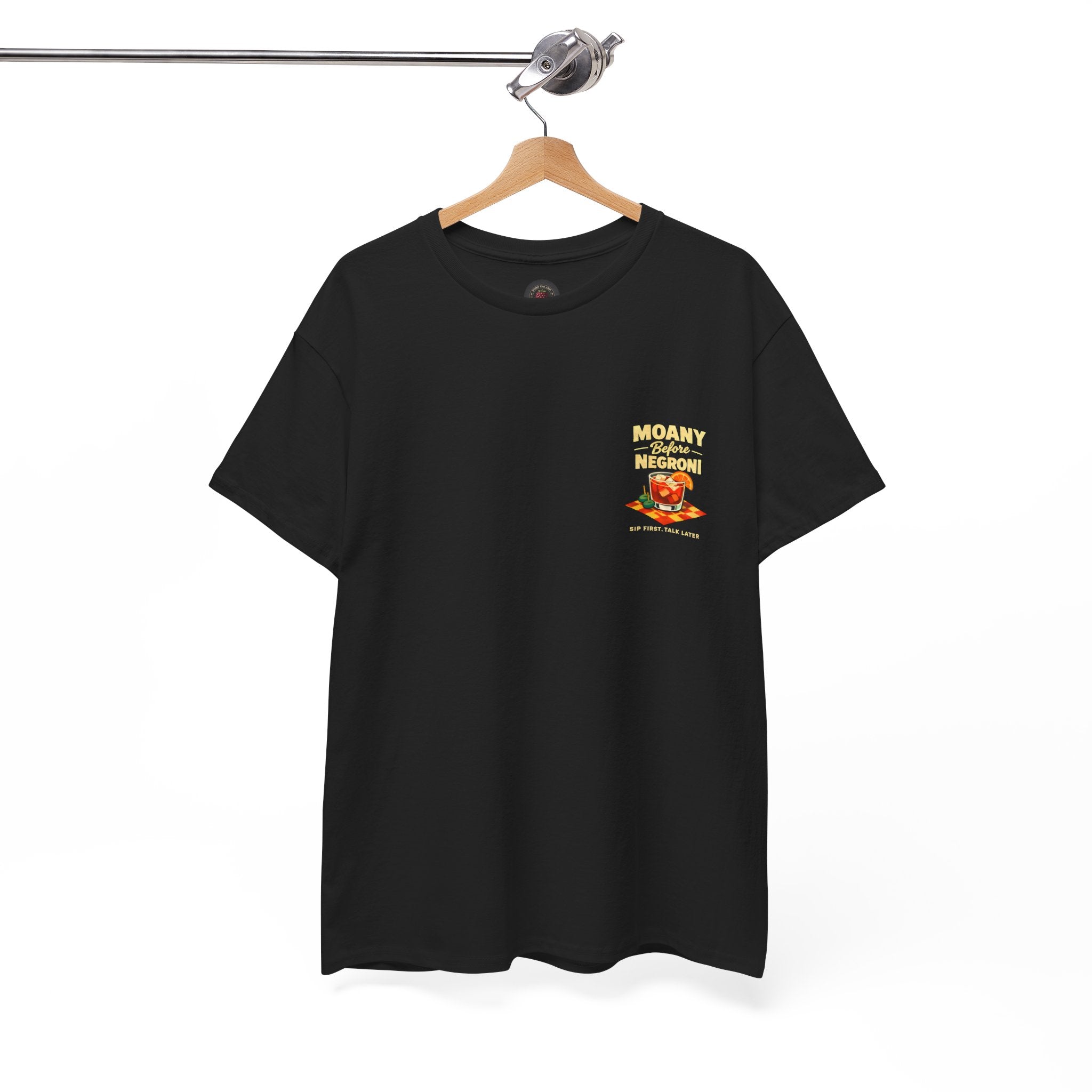 Moany Before Negroni Tee,Black