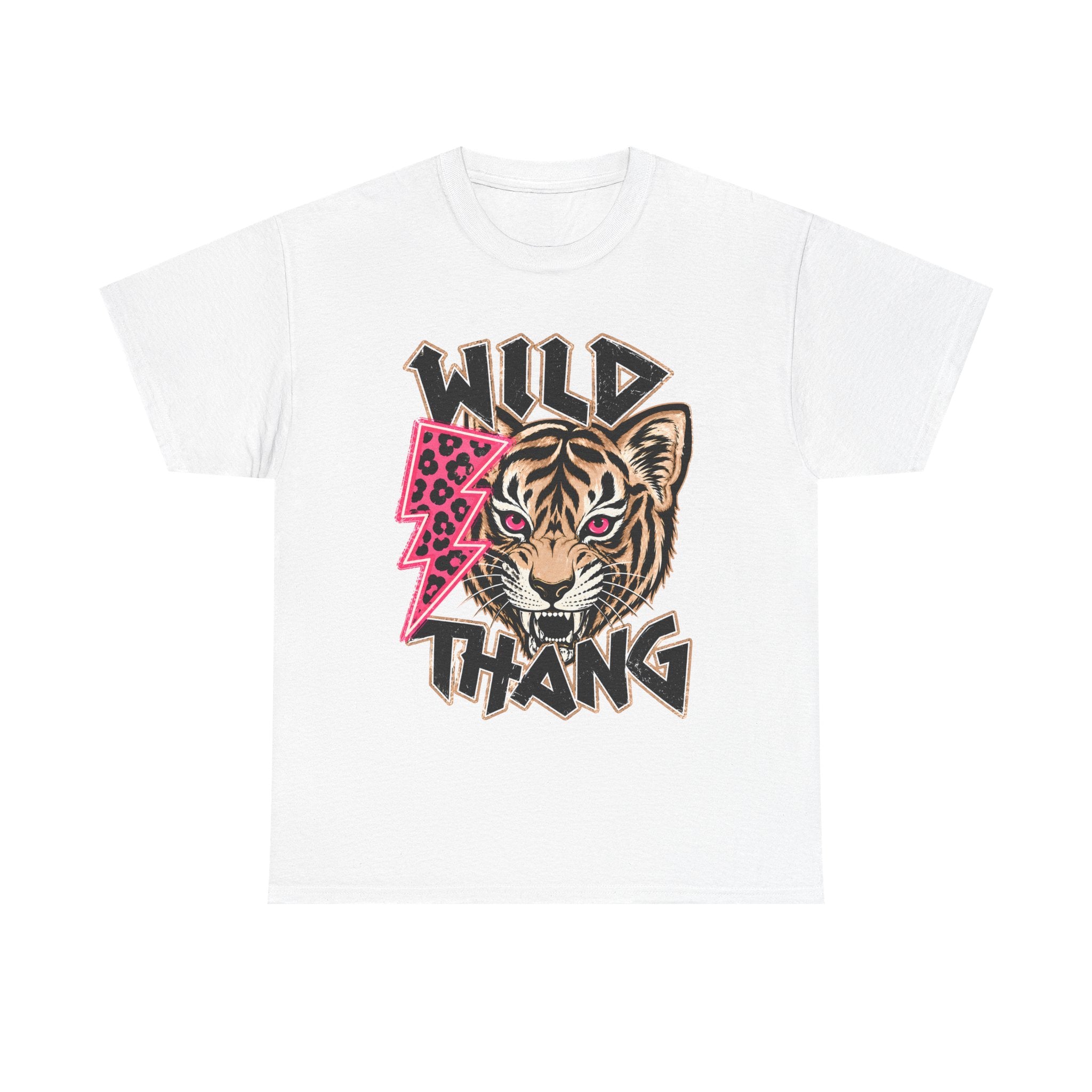 WILD THANG Graphic Tee — Bold Retro Text T-Shirt for Adventure Lovers