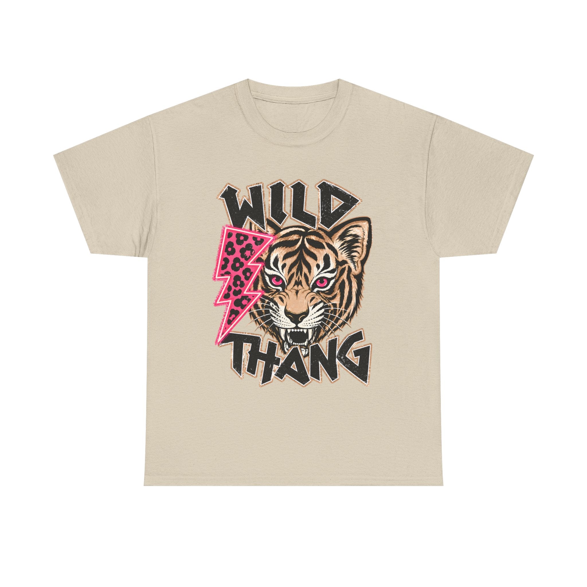 WILD THANG Graphic Tee — Bold Retro Text T-Shirt for Adventure Lovers
