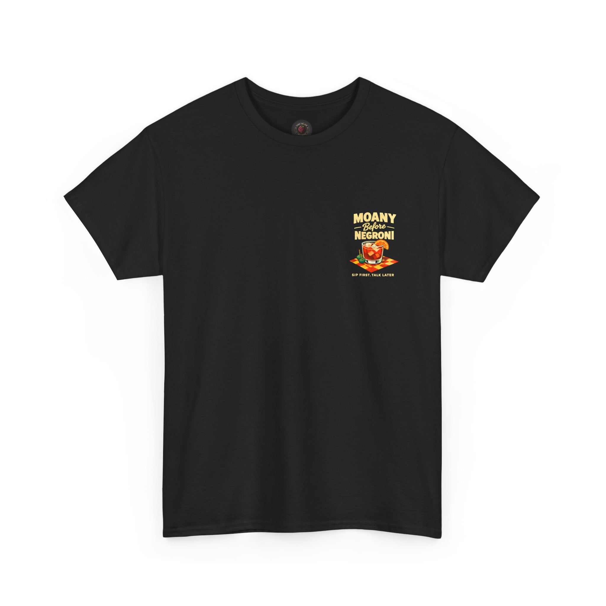 Moany Before Negroni Tee,Black
