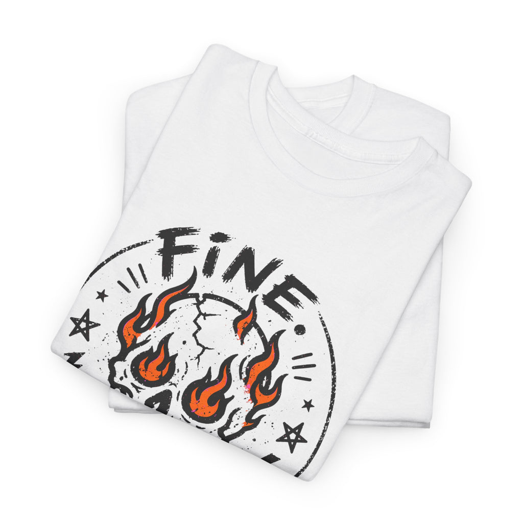 Fine. Really. Skull T-Shirt — Summer Skull Graphic Tee