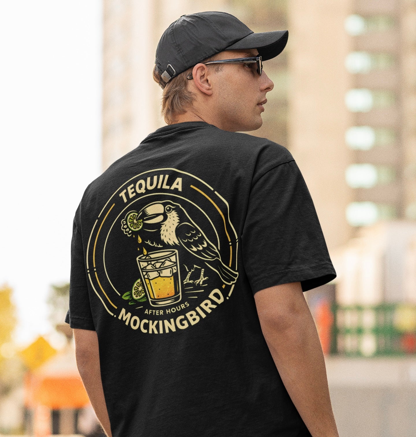 Tequila Mockingbird, T-Shirt, Black
