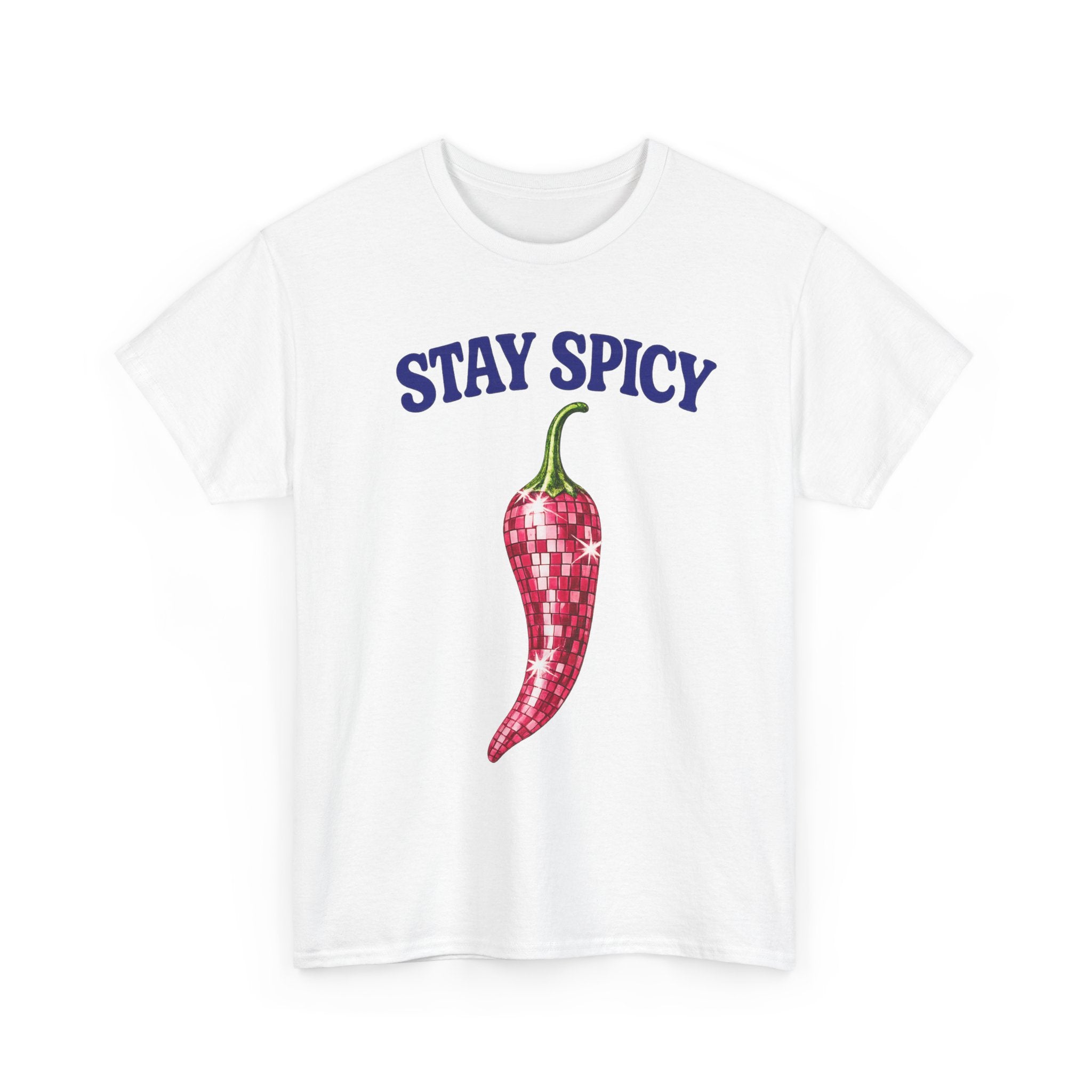 Stay Spicy Chilli Disco T-Shirt — Fun Spicy Pepper Graphic Tee
