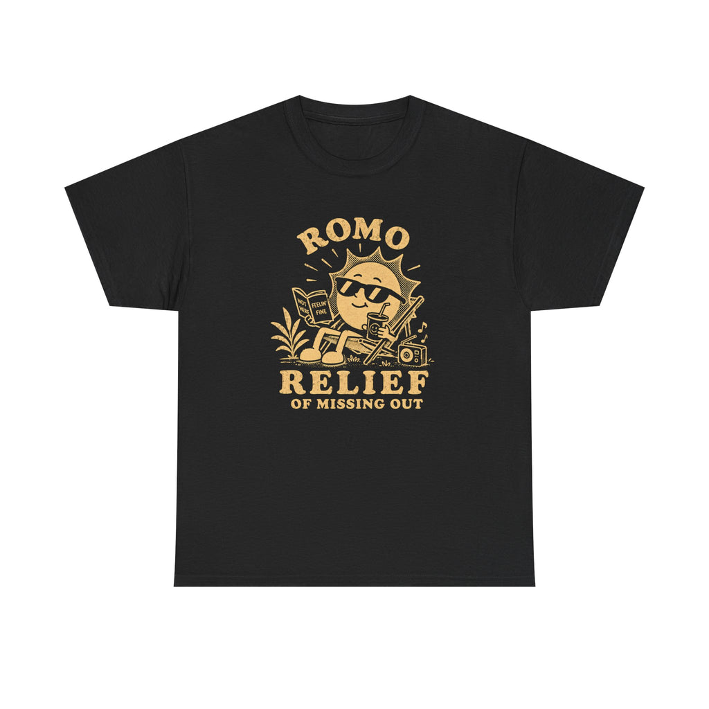 ROMO 'Relief of Missing Out' T-Shirt — Cotton Graphic Tee