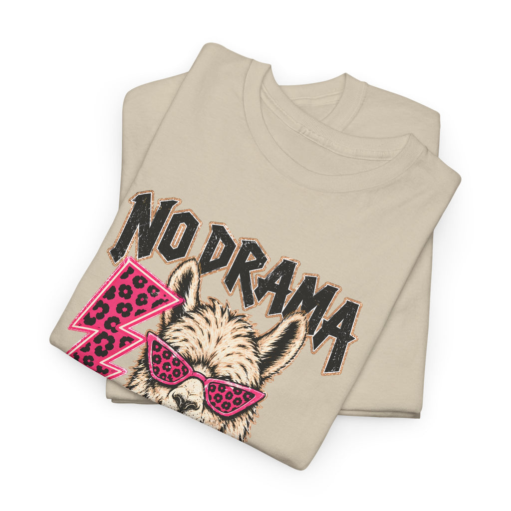 No Drama Graphic Tee — "No Drama" Casual Cotton T-Shirt