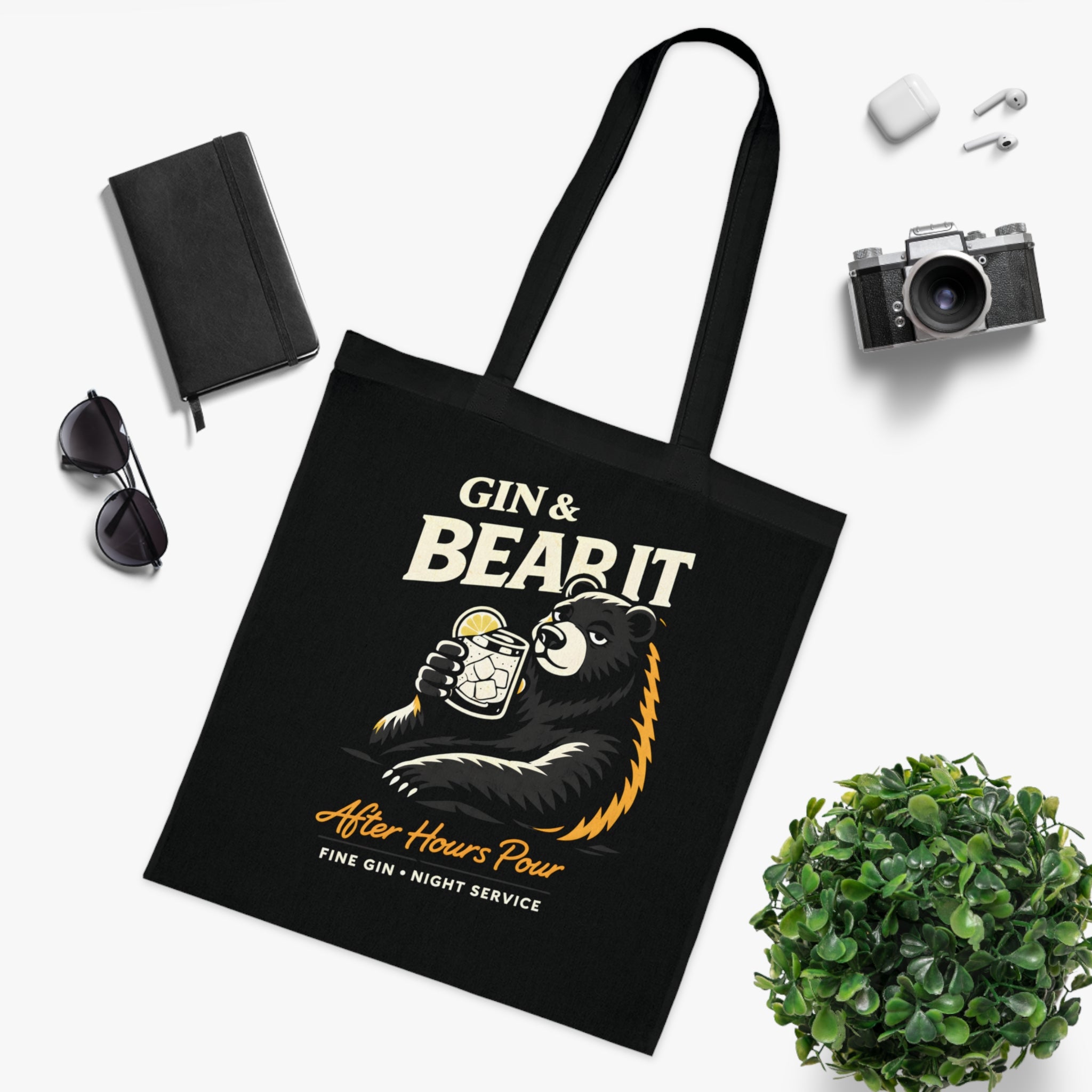 Gin & Bear It, Cotton Tote
