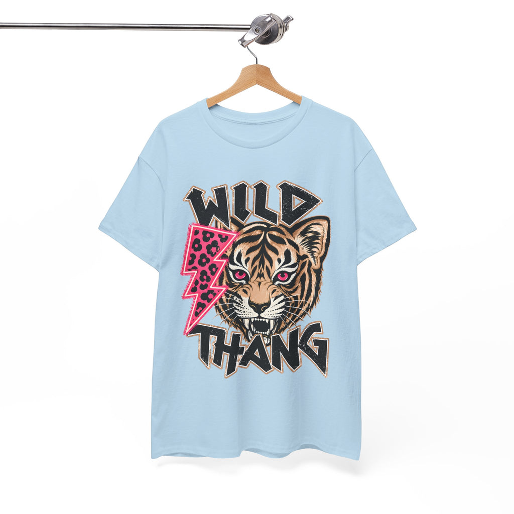 WILD THANG Graphic Tee — Bold Retro Text T-Shirt for Adventure Lovers