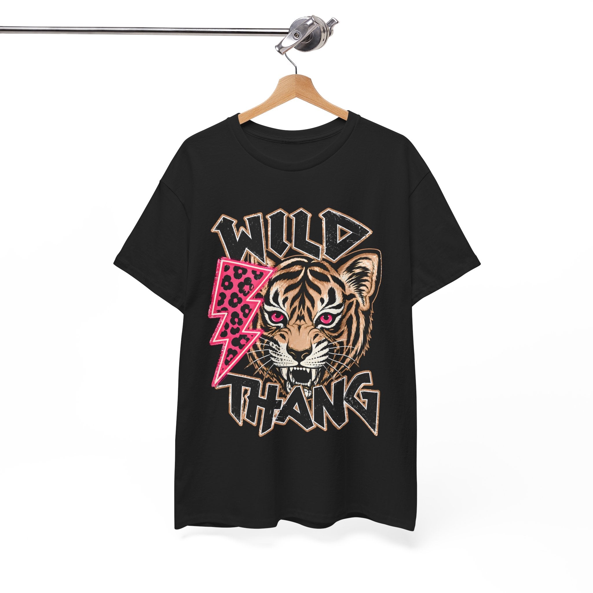 WILD THANG Graphic Tee — Bold Retro Text T-Shirt for Adventure Lovers