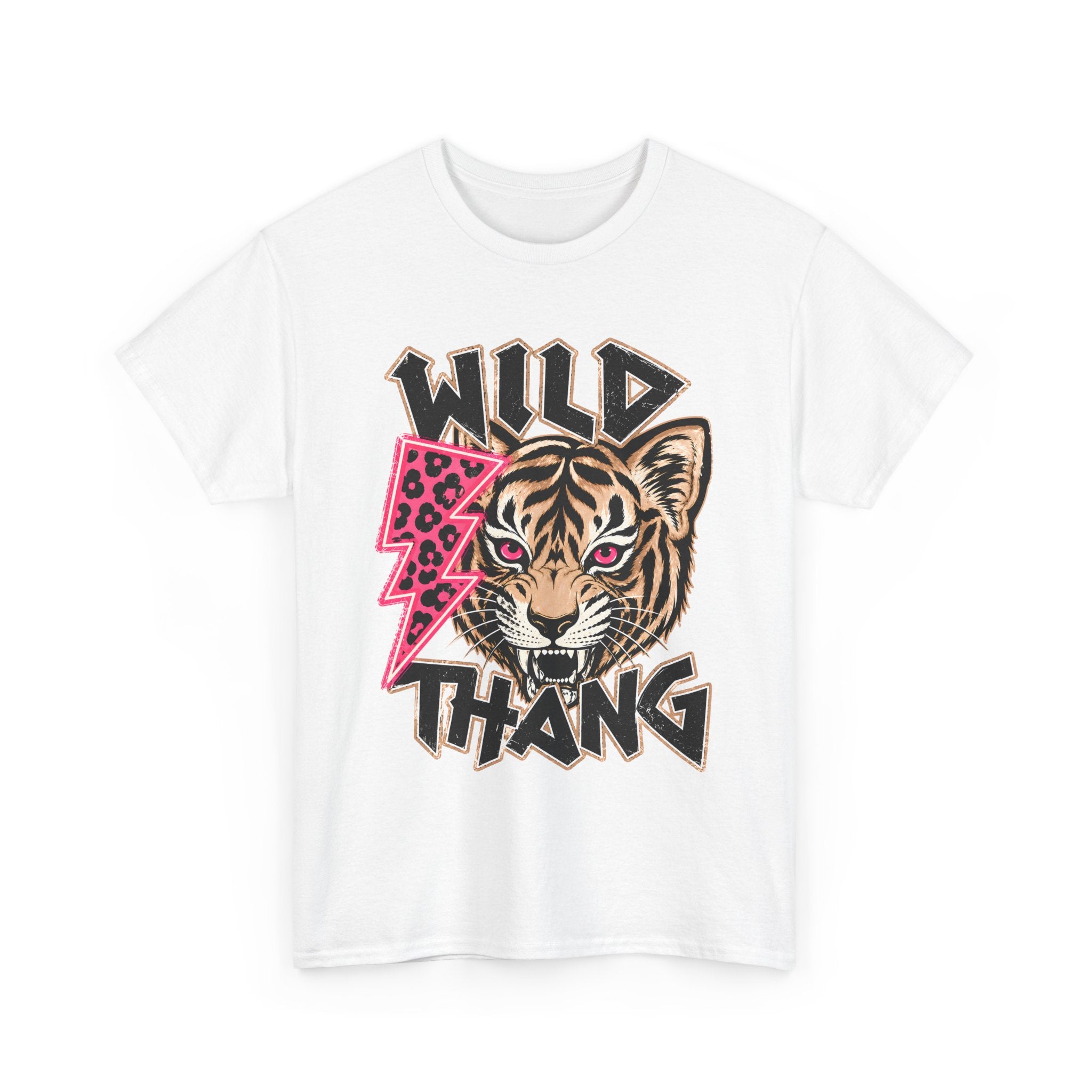 WILD THANG Graphic Tee — Bold Retro Text T-Shirt for Adventure Lovers