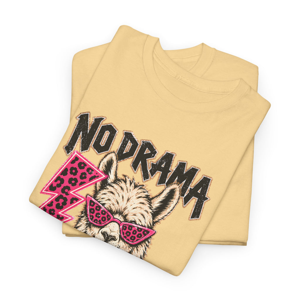 No Drama Graphic Tee — "No Drama" Casual Cotton T-Shirt