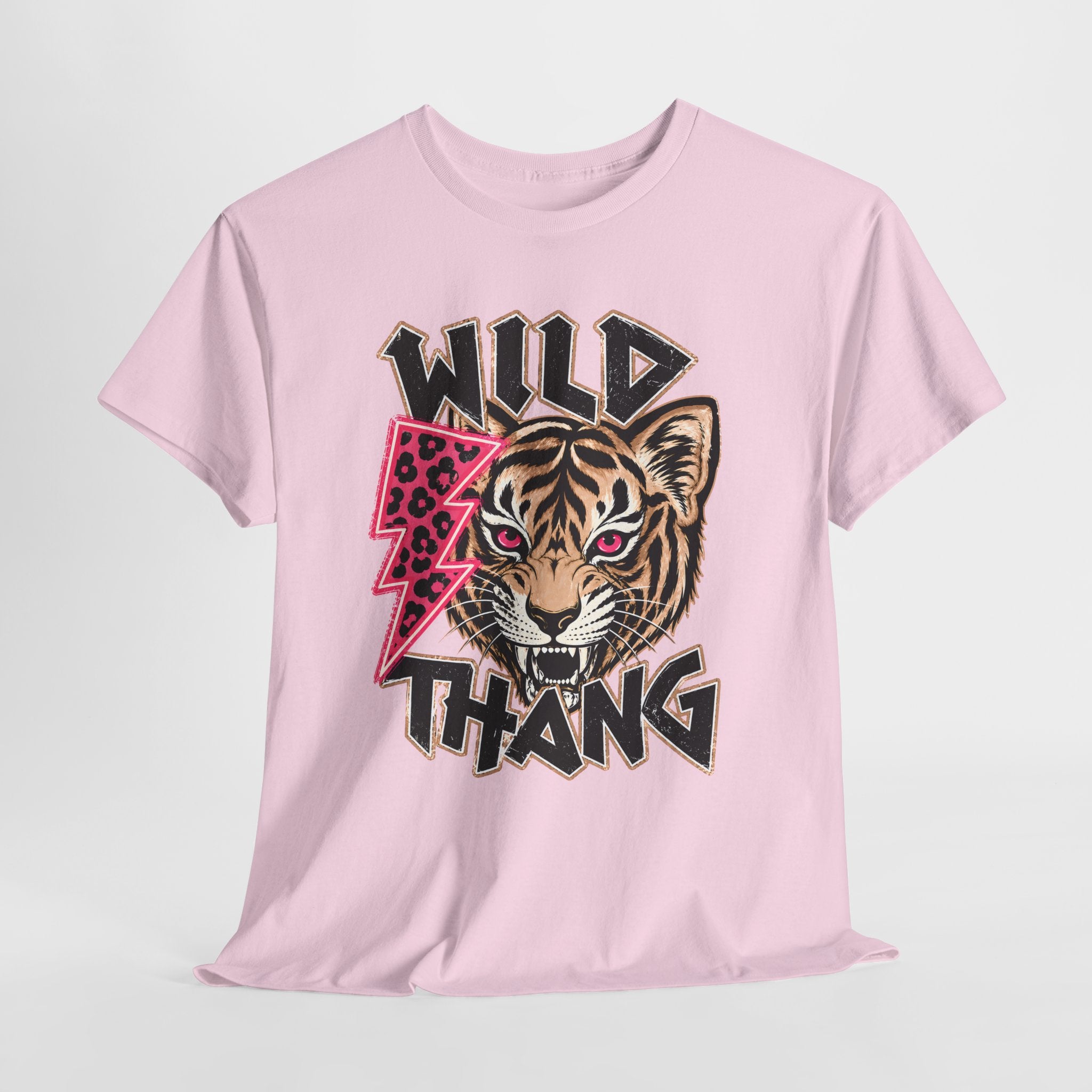 WILD THANG Graphic Tee — Bold Retro Text T-Shirt for Adventure Lovers