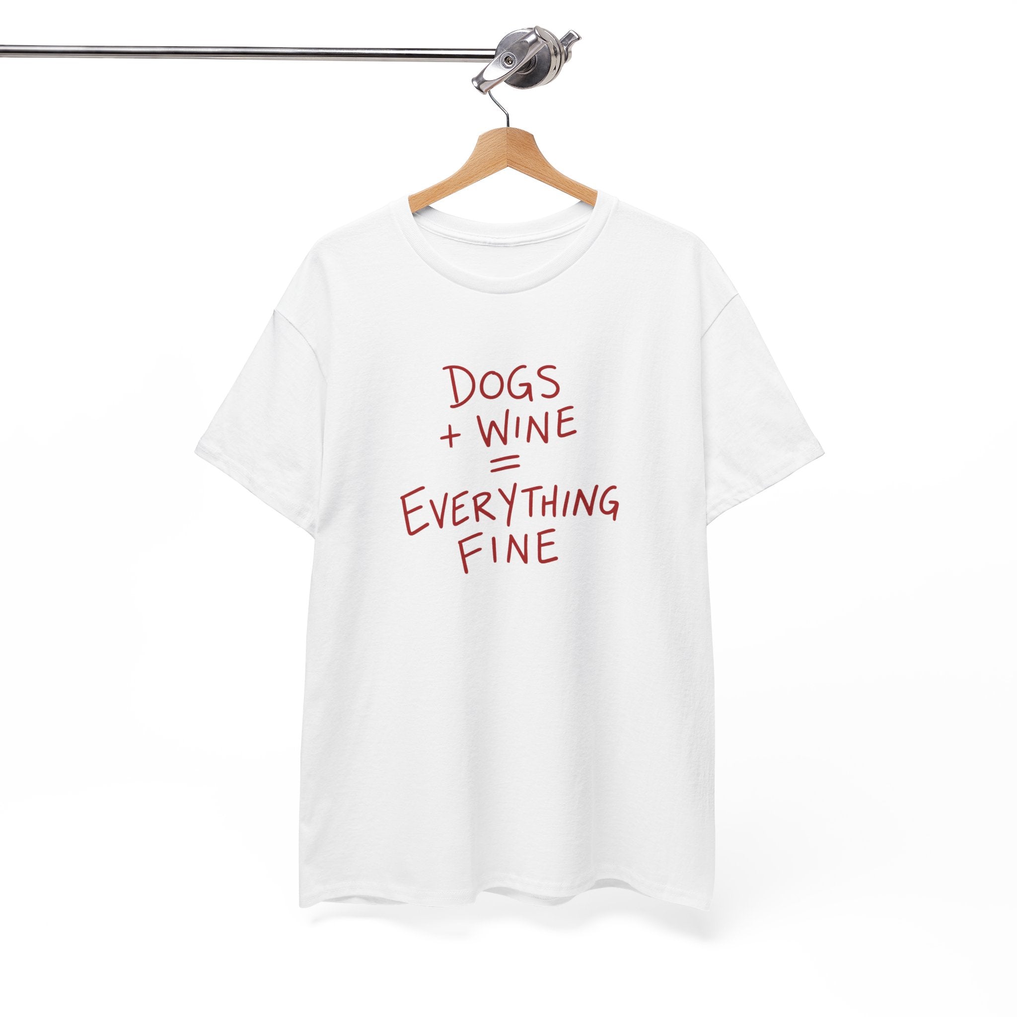 Dogs and Wine T-Shirt — Funny Pet Lover Tee