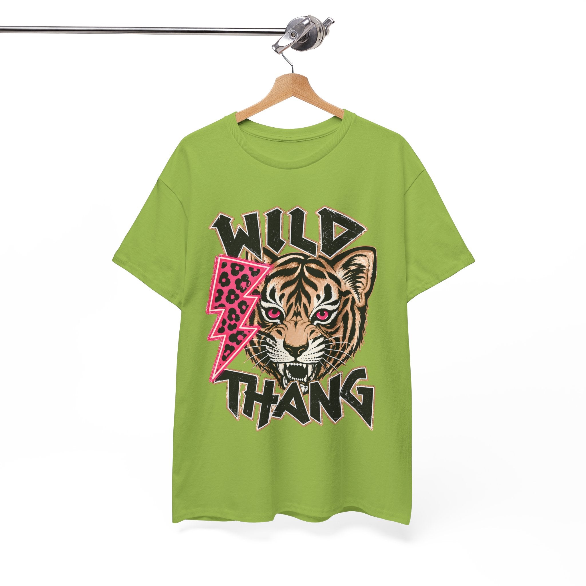 WILD THANG Graphic Tee — Bold Retro Text T-Shirt for Adventure Lovers