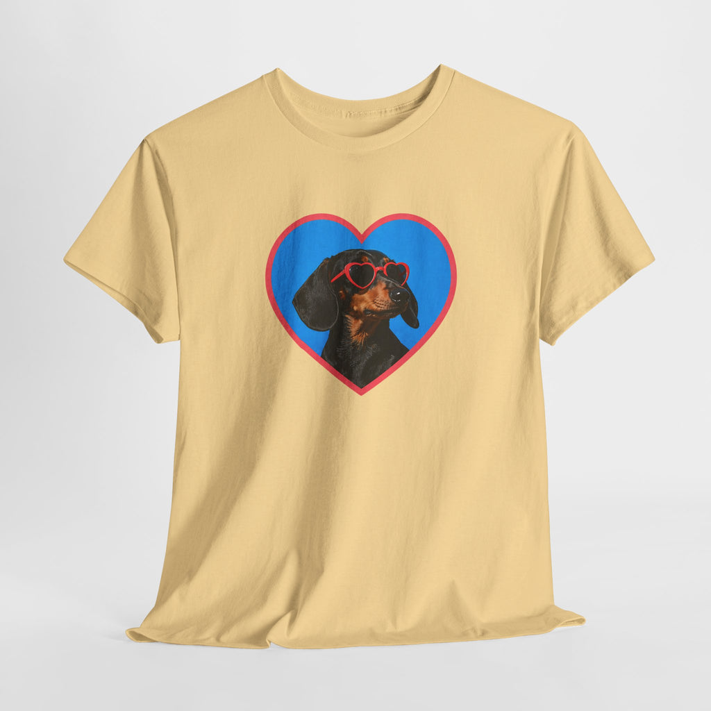 Summer Dog Love Dachshund Cotton T-Shirt