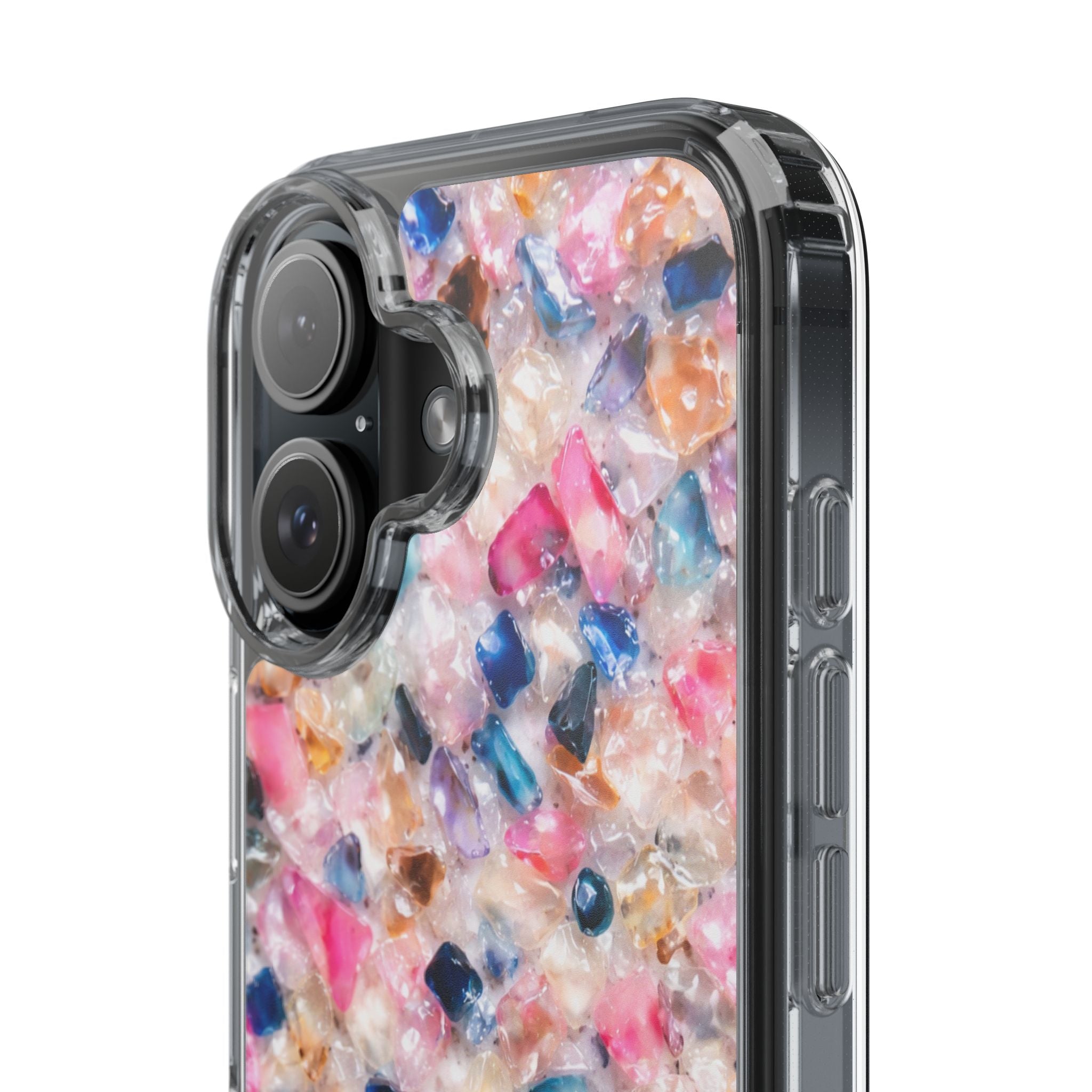Crystal Candy Clear Case — Sparkling Candy Print Phone Case