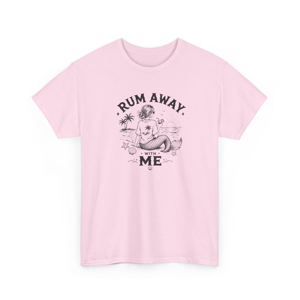 Rum Away With Me Mermaid T-Shirt — Summer Beach Tee