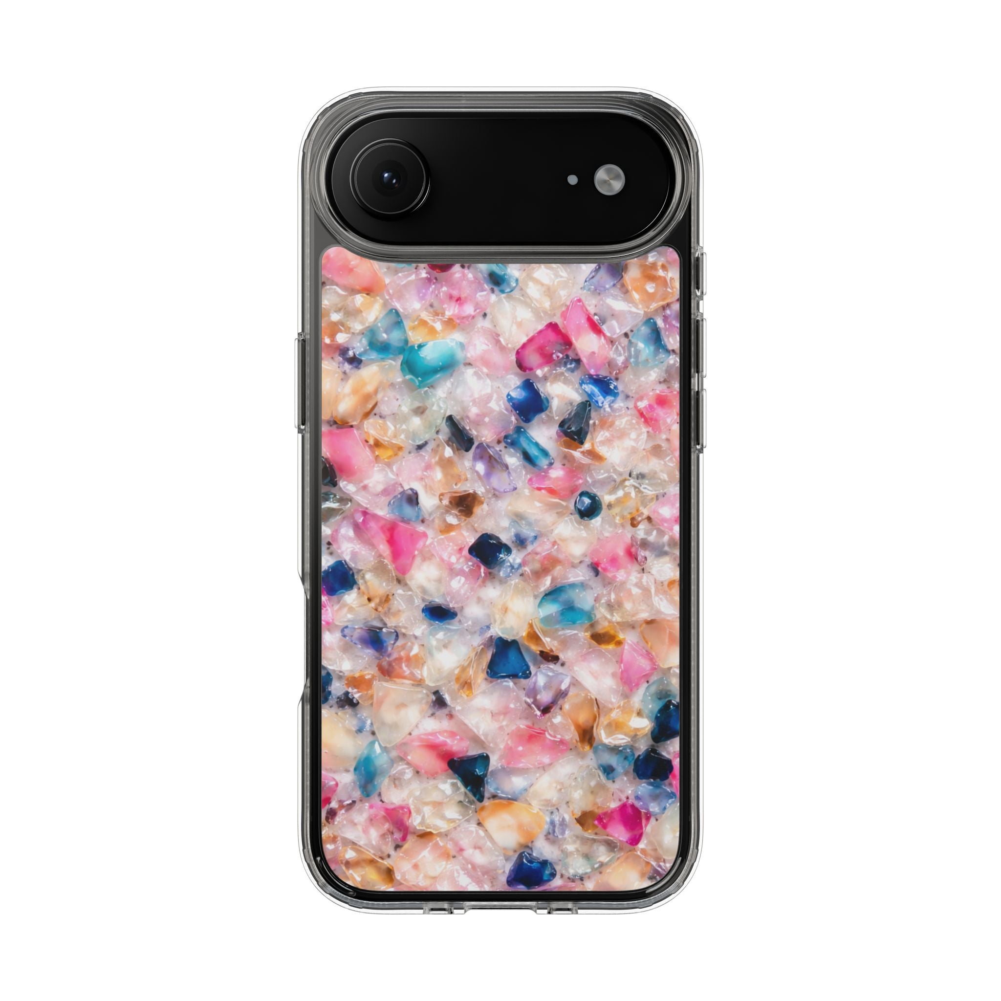 Crystal Candy Clear Case — Sparkling Candy Print Phone Case