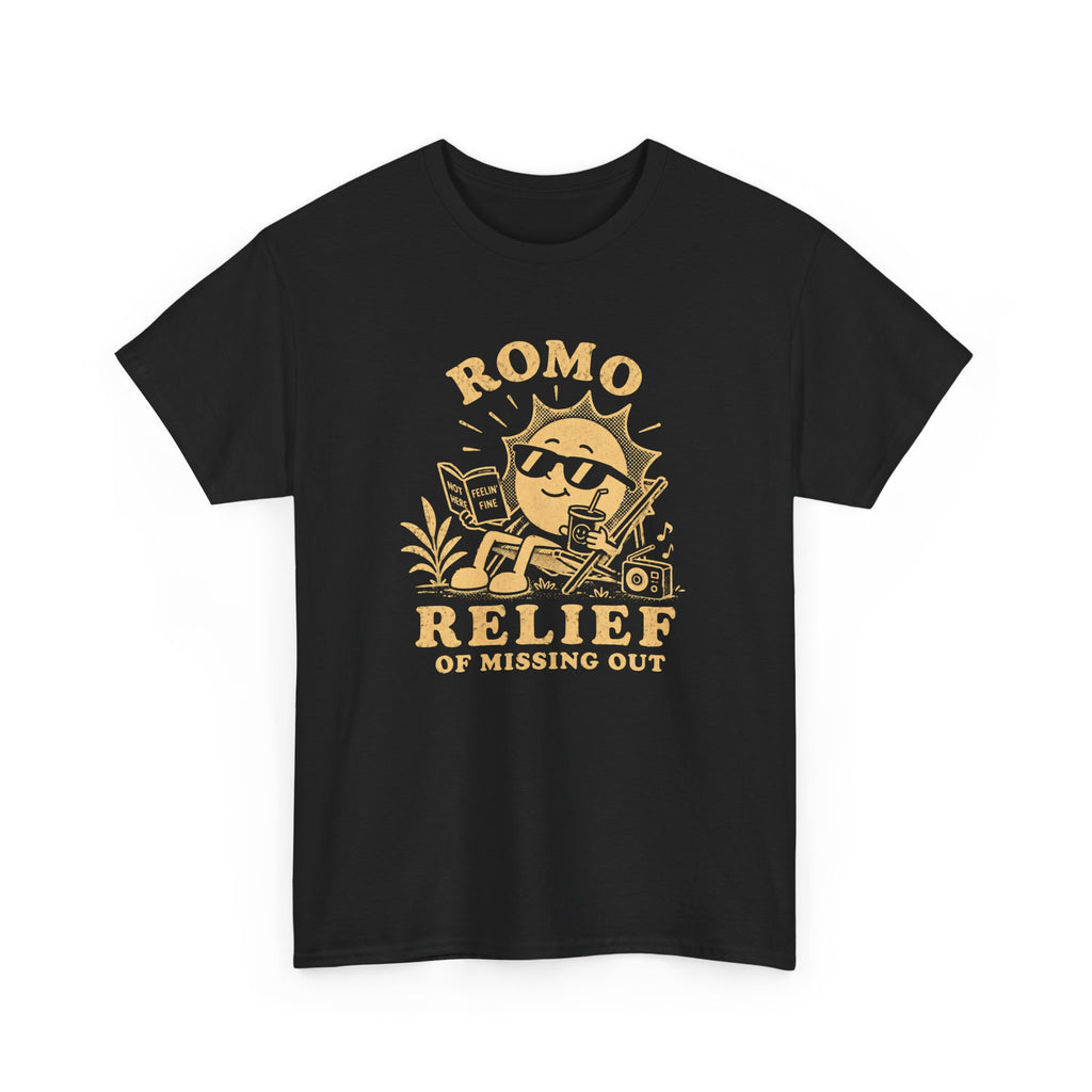 ROMO 'Relief of Missing Out' T-Shirt — Cotton Graphic Tee