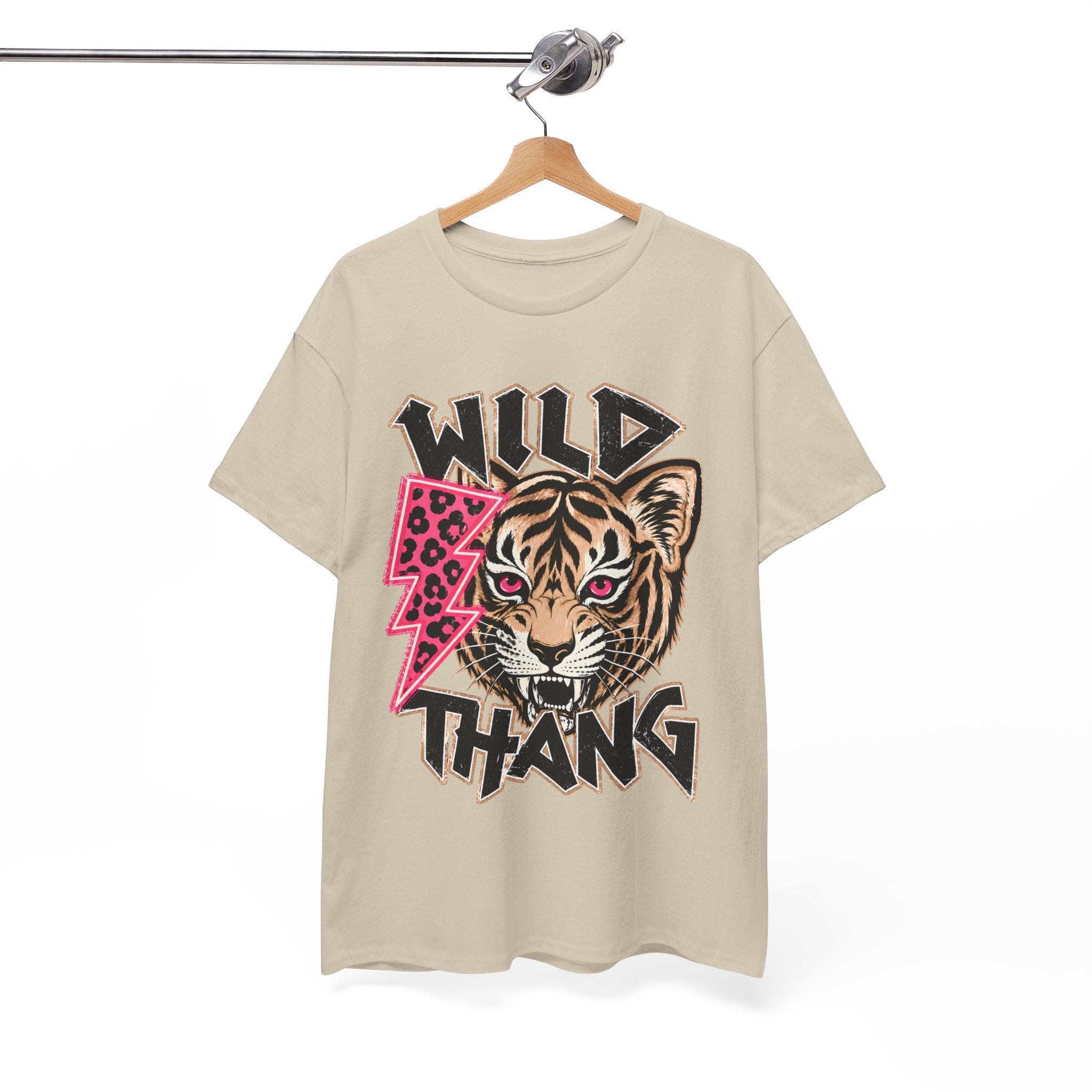 WILD THANG Graphic Tee — Bold Retro Text T-Shirt for Adventure Lovers