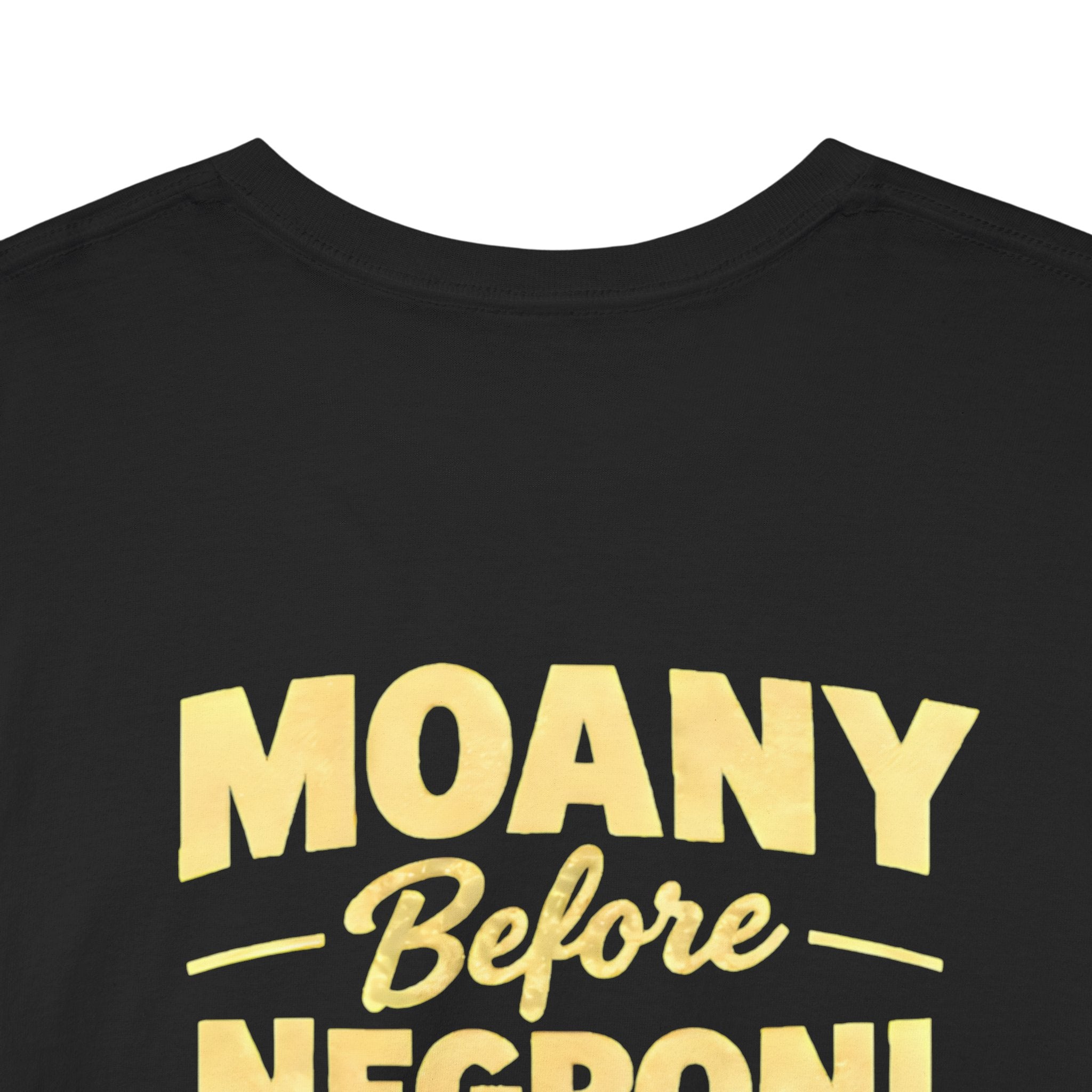 Moany Before Negroni Tee,Black