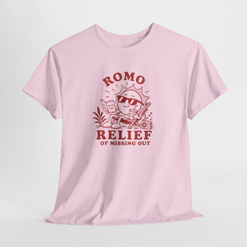 ROMO 'Relief of Missing Out' T-Shirt — Cotton Graphic Tee