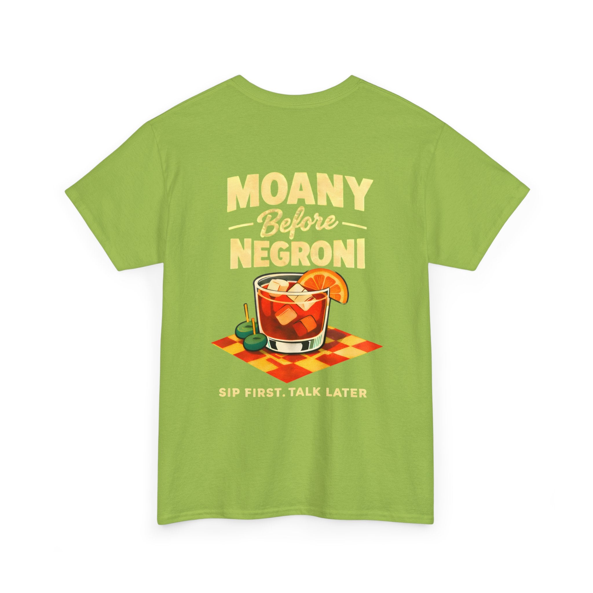 Moany Before Negroni Tee,Green