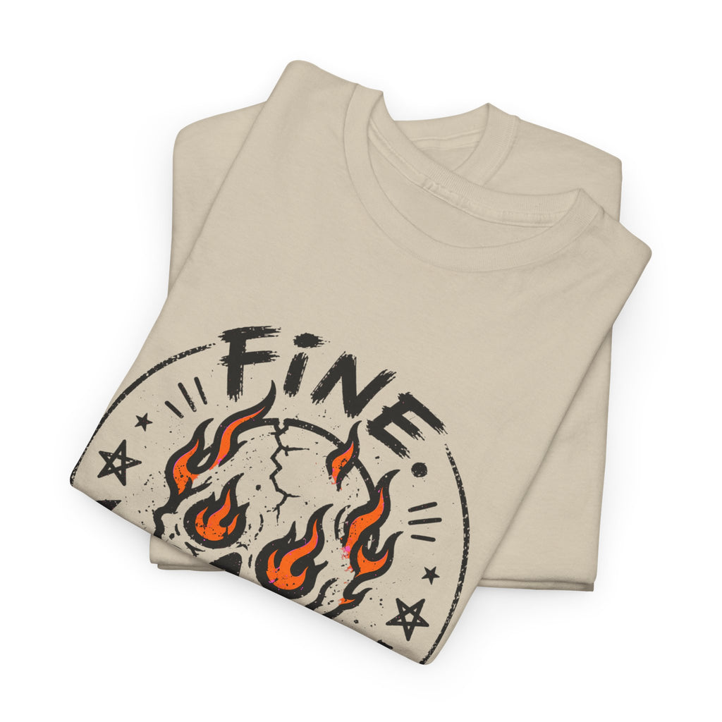 Fine. Really. Skull T-Shirt — Summer Skull Graphic Tee