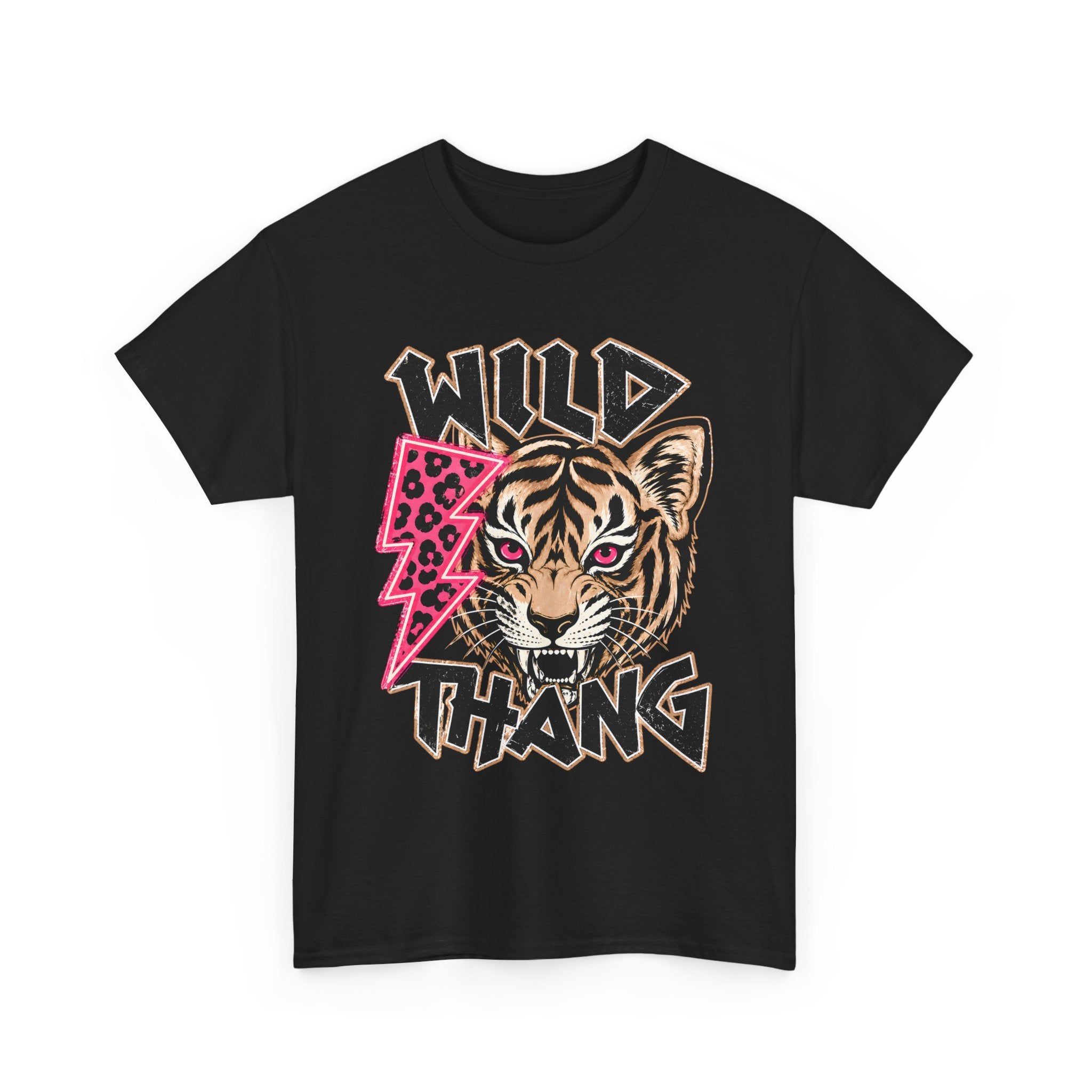 WILD THANG Graphic Tee — Bold Retro Text T-Shirt for Adventure Lovers