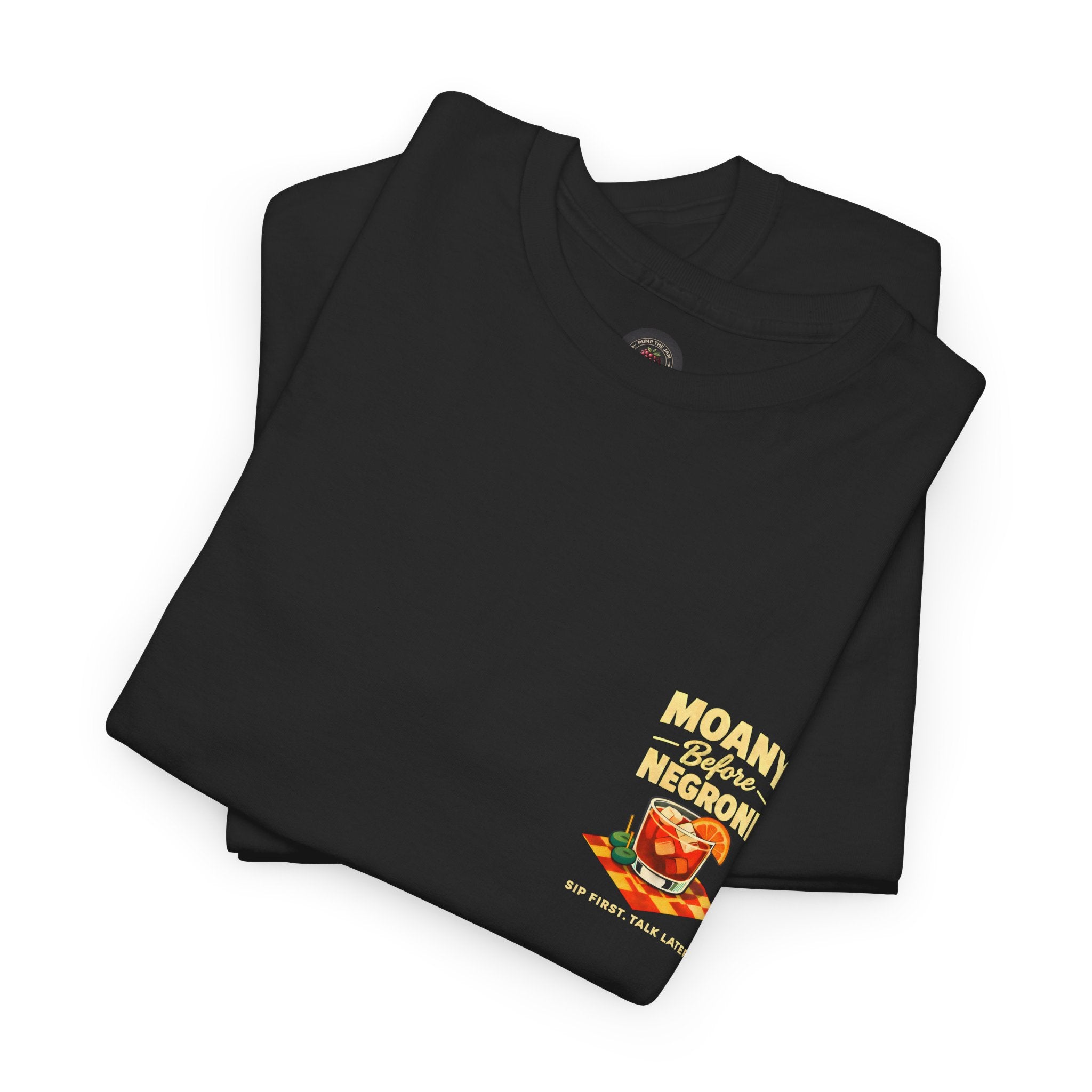 Moany Before Negroni Tee,Black