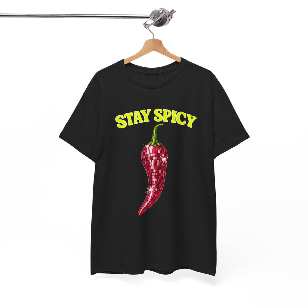 Stay Spicy Chilli Disco T-Shirt — Fun Spicy Pepper Graphic Tee
